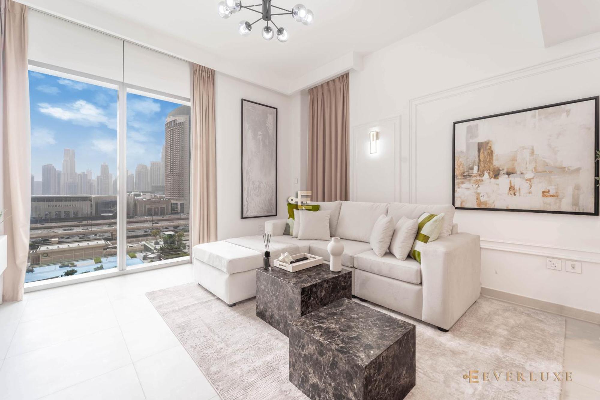 Full Burj Khalifa View 2 Bed In Downtown *