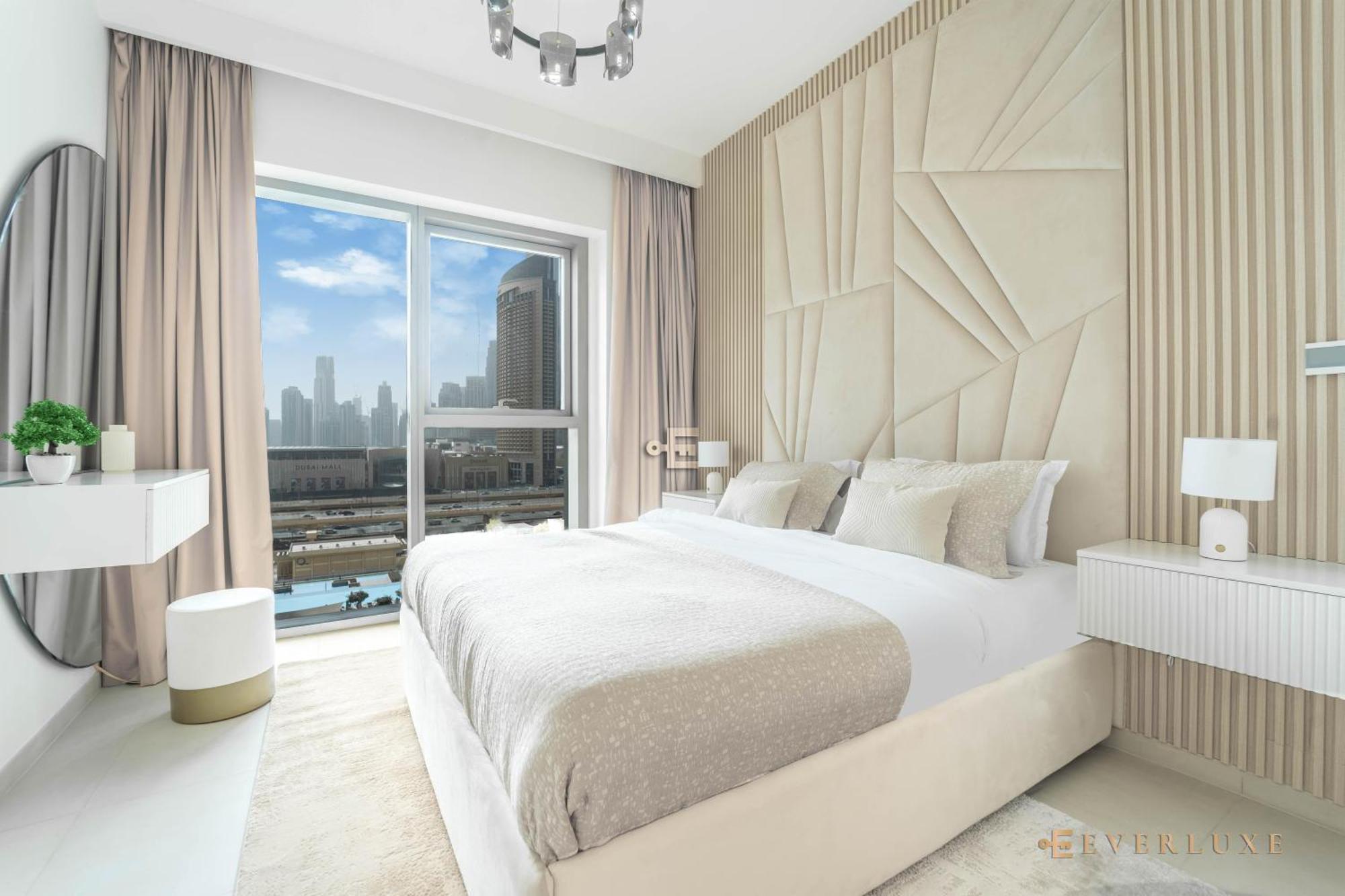 Full Burj Khalifa View 2 Bed In Downtown Apartment *
