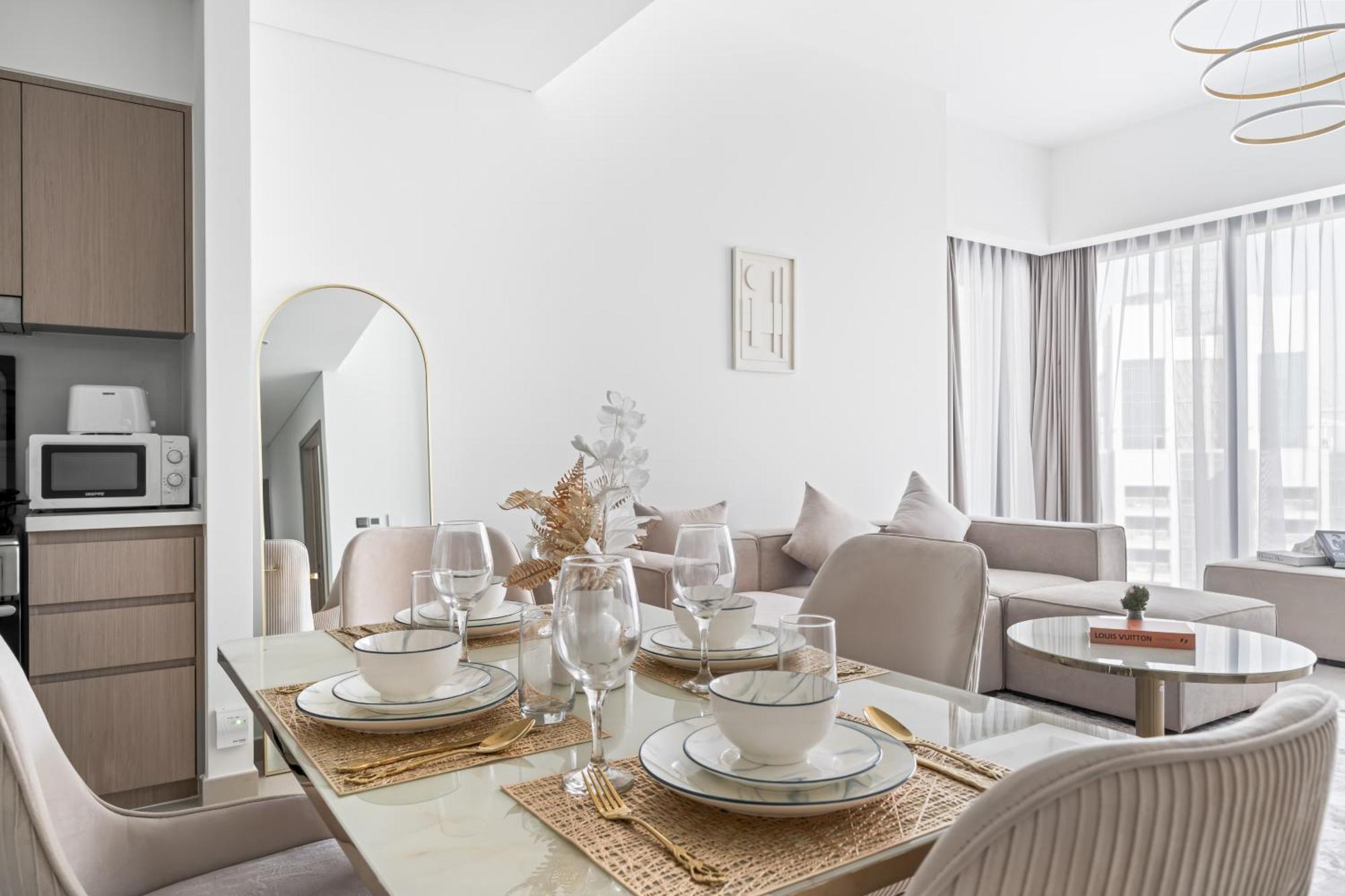 Apartment Peaceful Dunes 2 - Near Burj Khalifa & Mall *