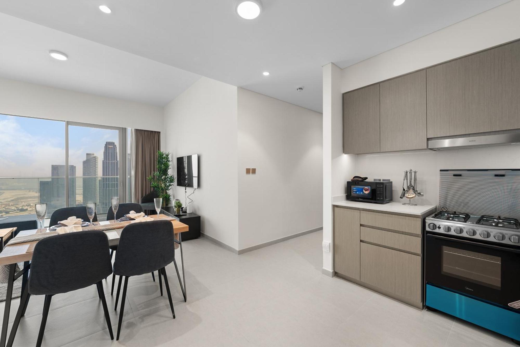 Iconic Burj Khalifa & Fountain View - 2br - Signature Grande Residences Apartment Dubai