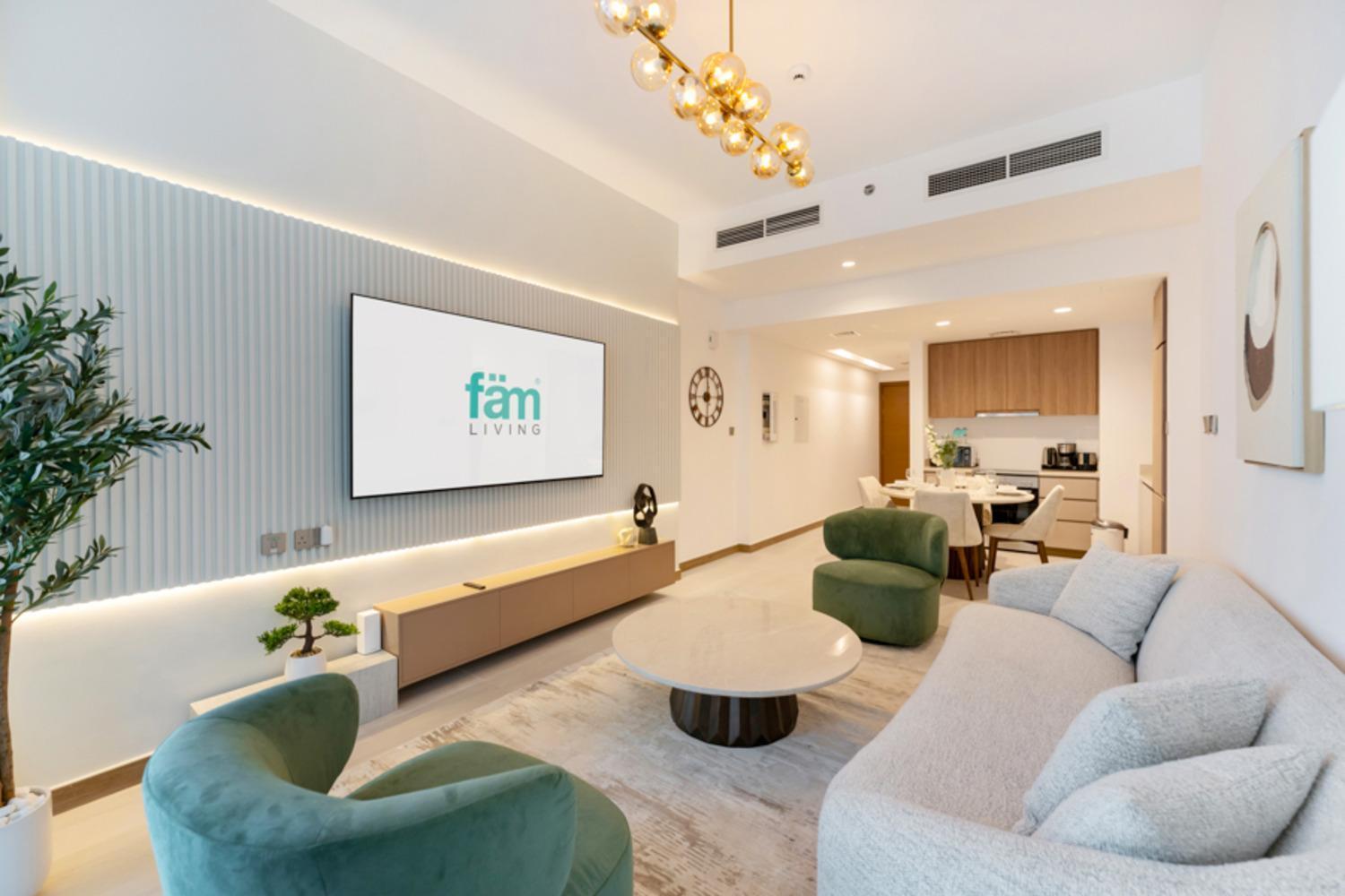 Apartment Fam Living - Urban Oasis 2bedroom, Business Bay Dubai