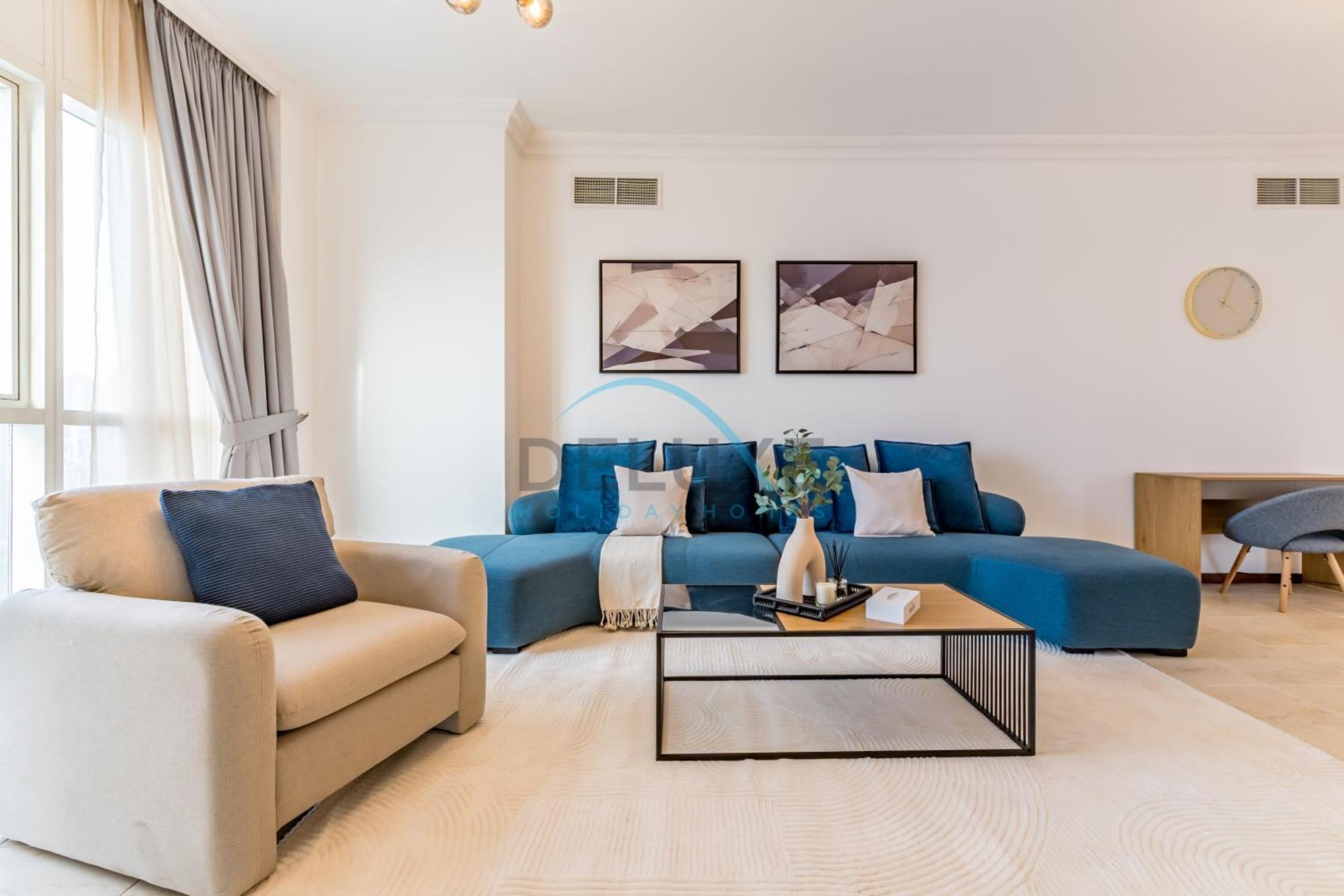 Stunning 2br With Assistant In Mag 214, Jumeirah Towers By Deluxe Homes * Dubai
