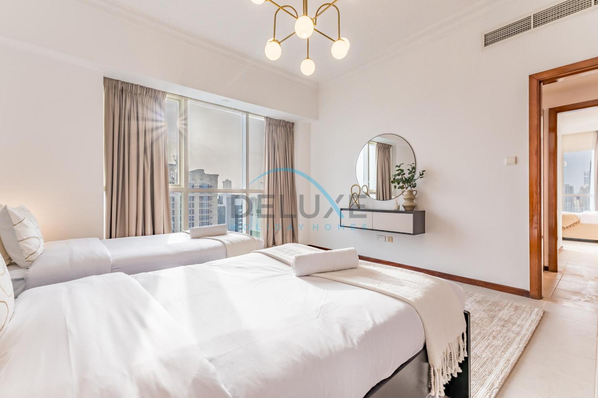 Stunning 2br With Assistant In Mag 214, Jumeirah Towers By Deluxe Homes Apartment Dubai
