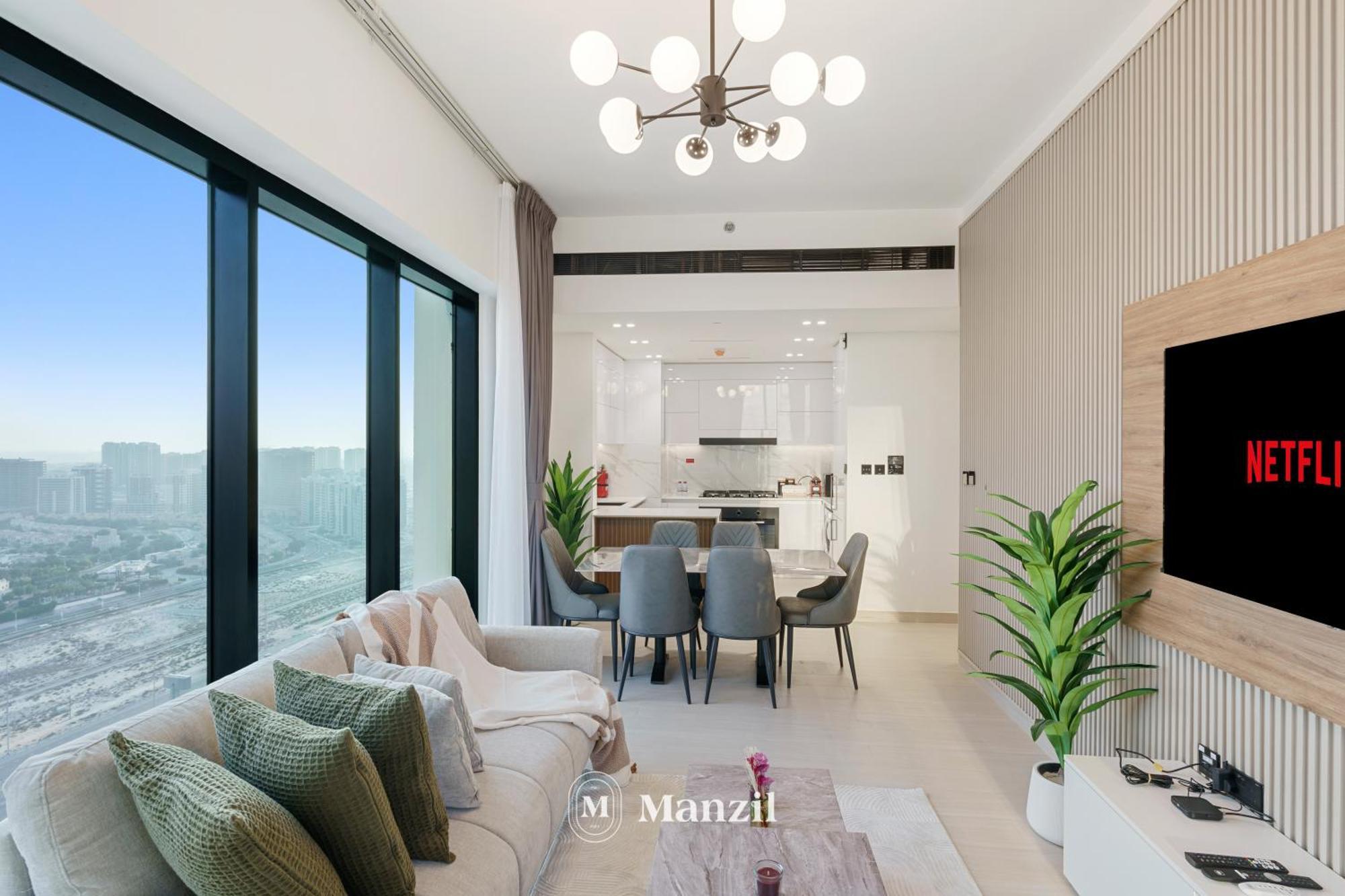 Modern 2br With Balcony In Jvc Near Sports