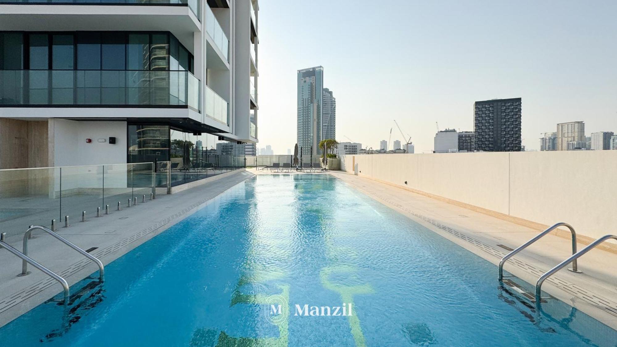 Modern 2br With Balcony In Jvc Near Sports Apartment