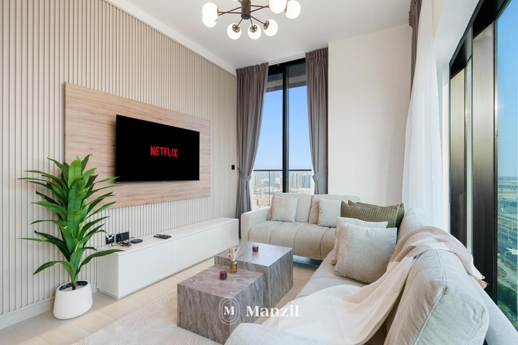Apartment Modern 2br With Balcony In Jvc Near Sports