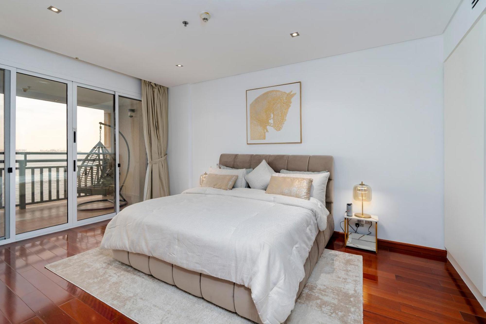 Cozy, Full Sea View, Private Beach, In 5 Stars At The Palm Apartment Dubai