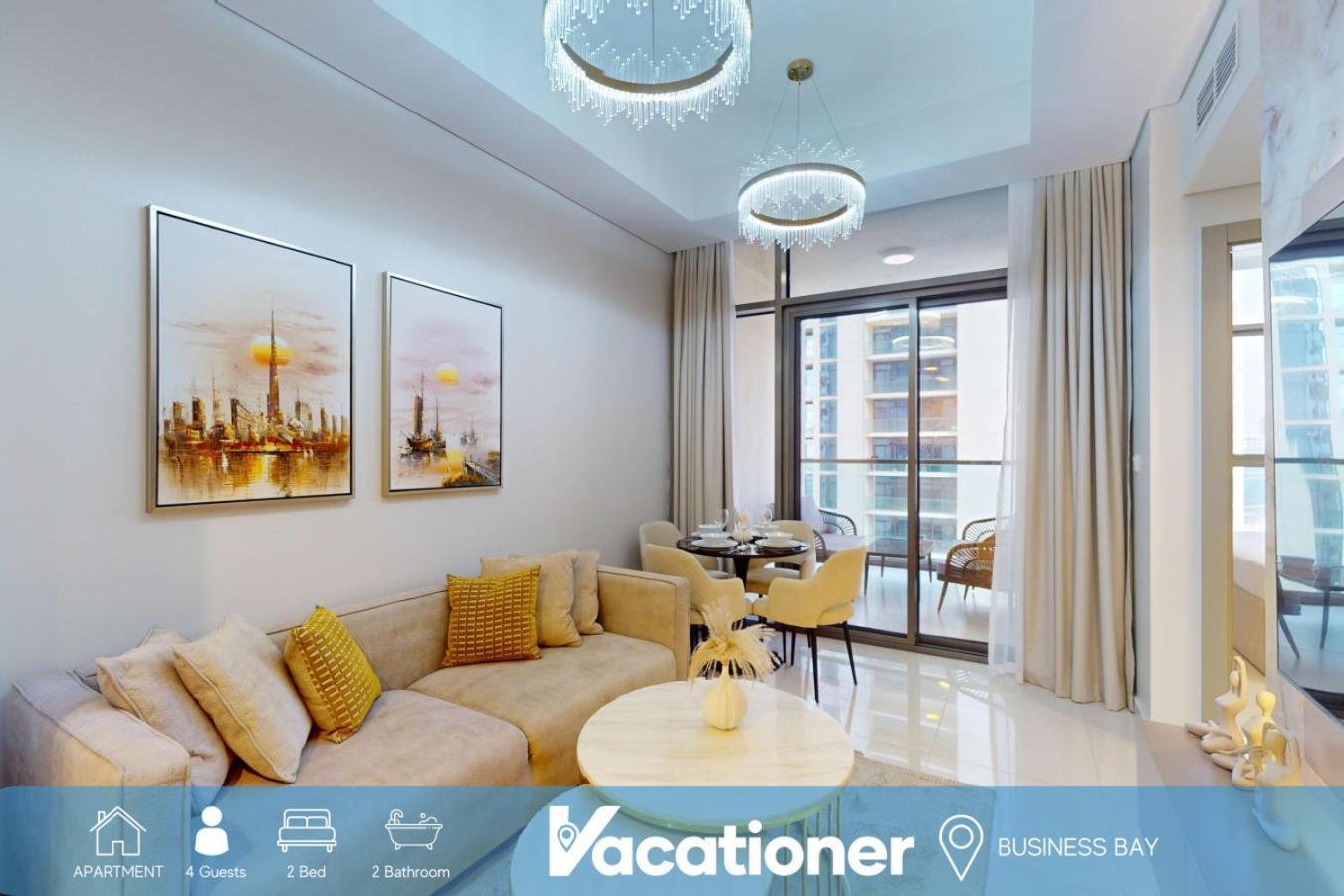 Aykon - Glamorous Two Bedroom In Business Bay Apartment