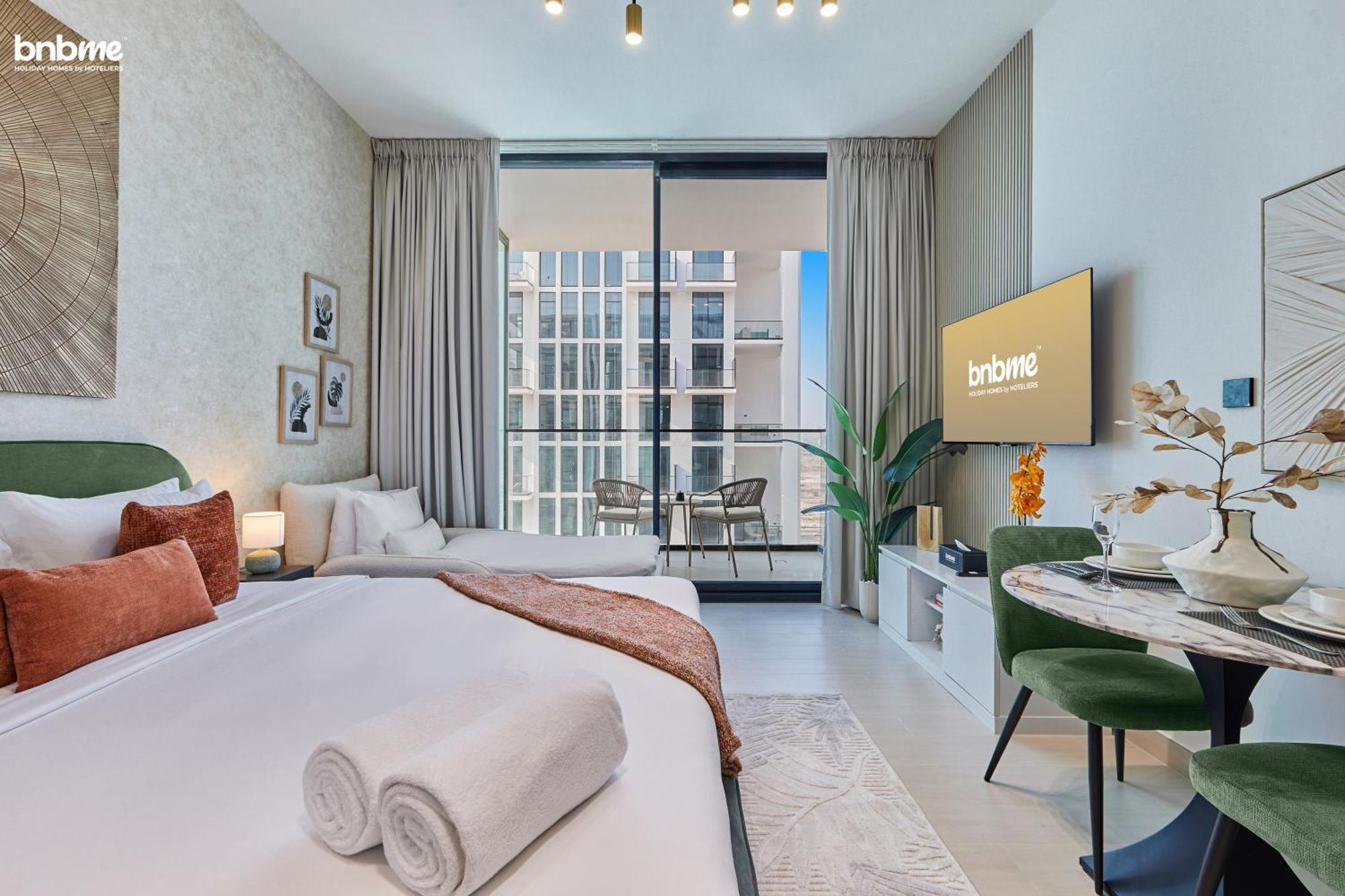 Bnbmehomes - Binghatti Lavender Apartment Dubai