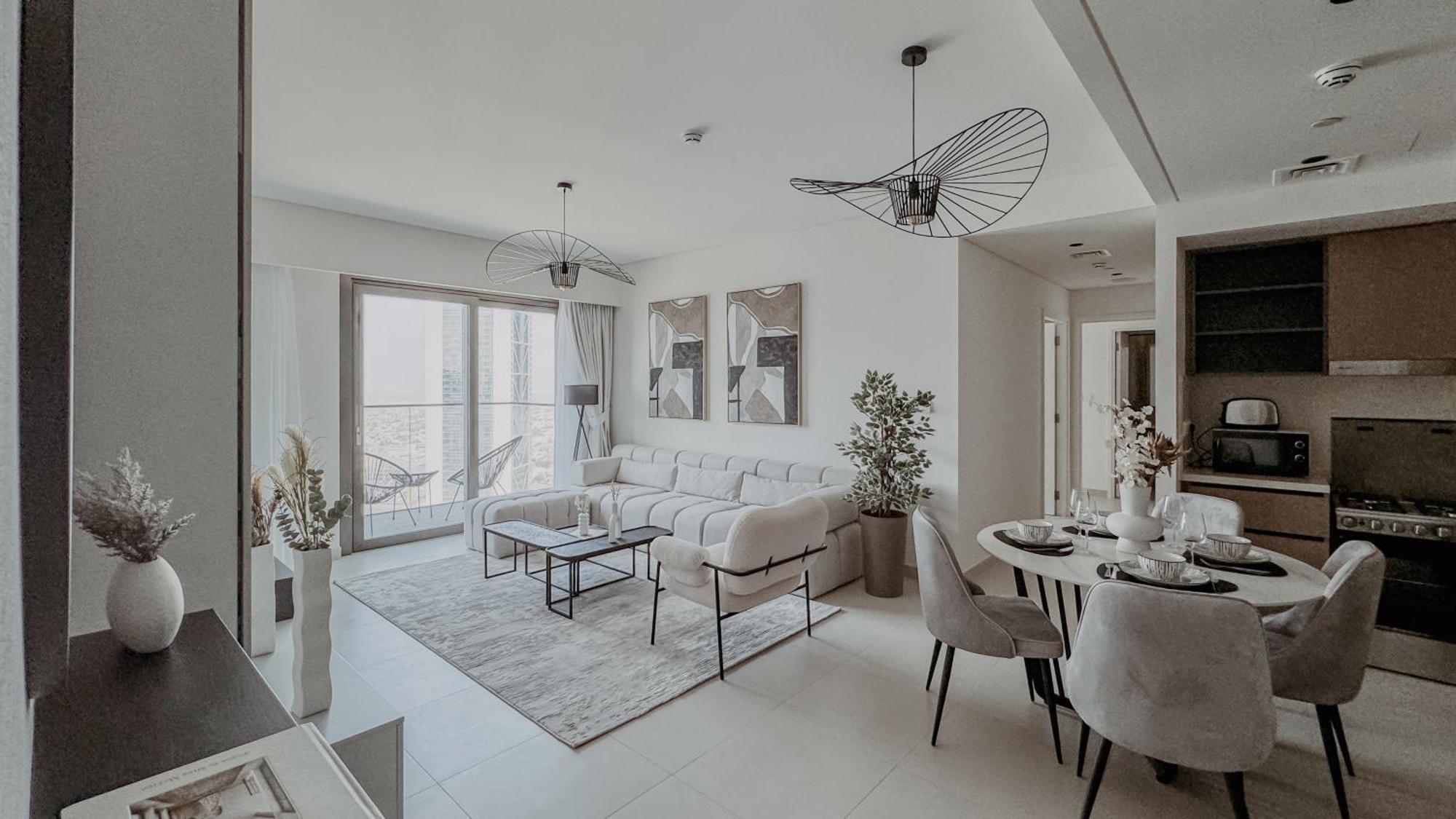 Burj Crown Luxury 2bedroom Balcony & View *