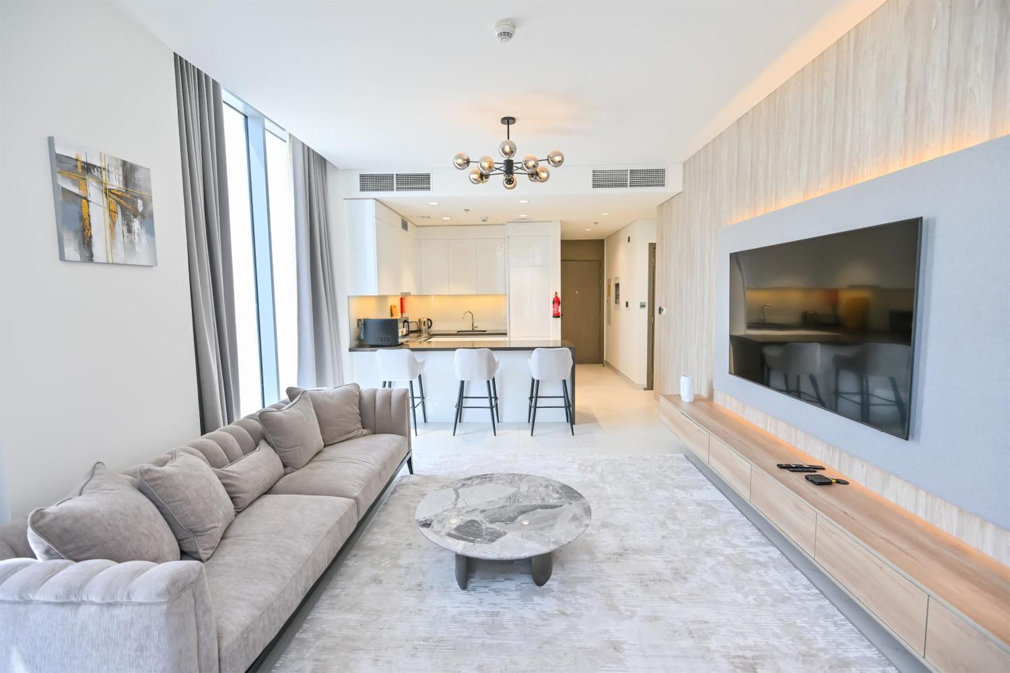 1br Retreat By The Crystal Lagoon In District One Meydan Apartment *