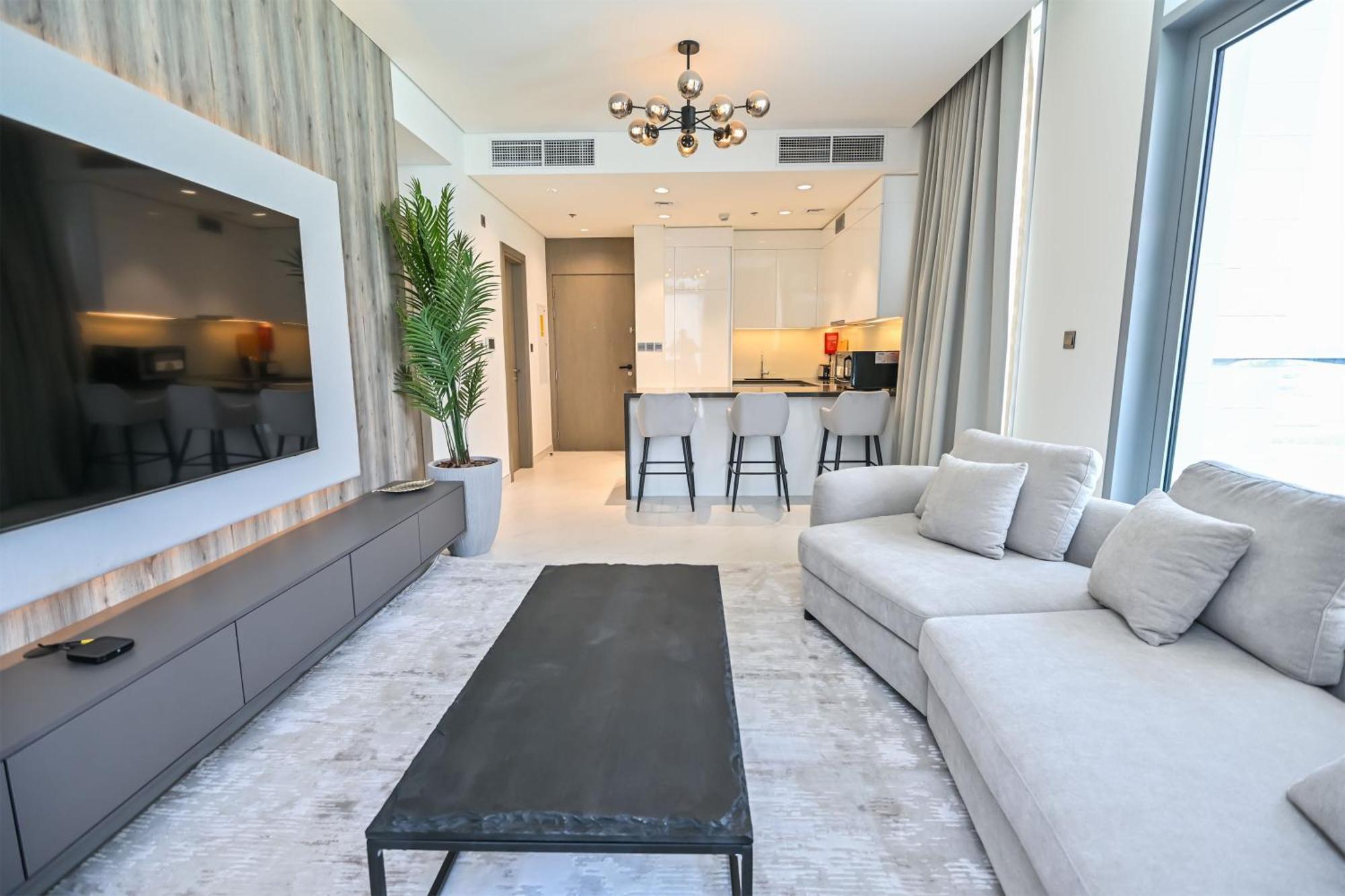 1br By Crystal Lagoon In District One Meydan Apartment
