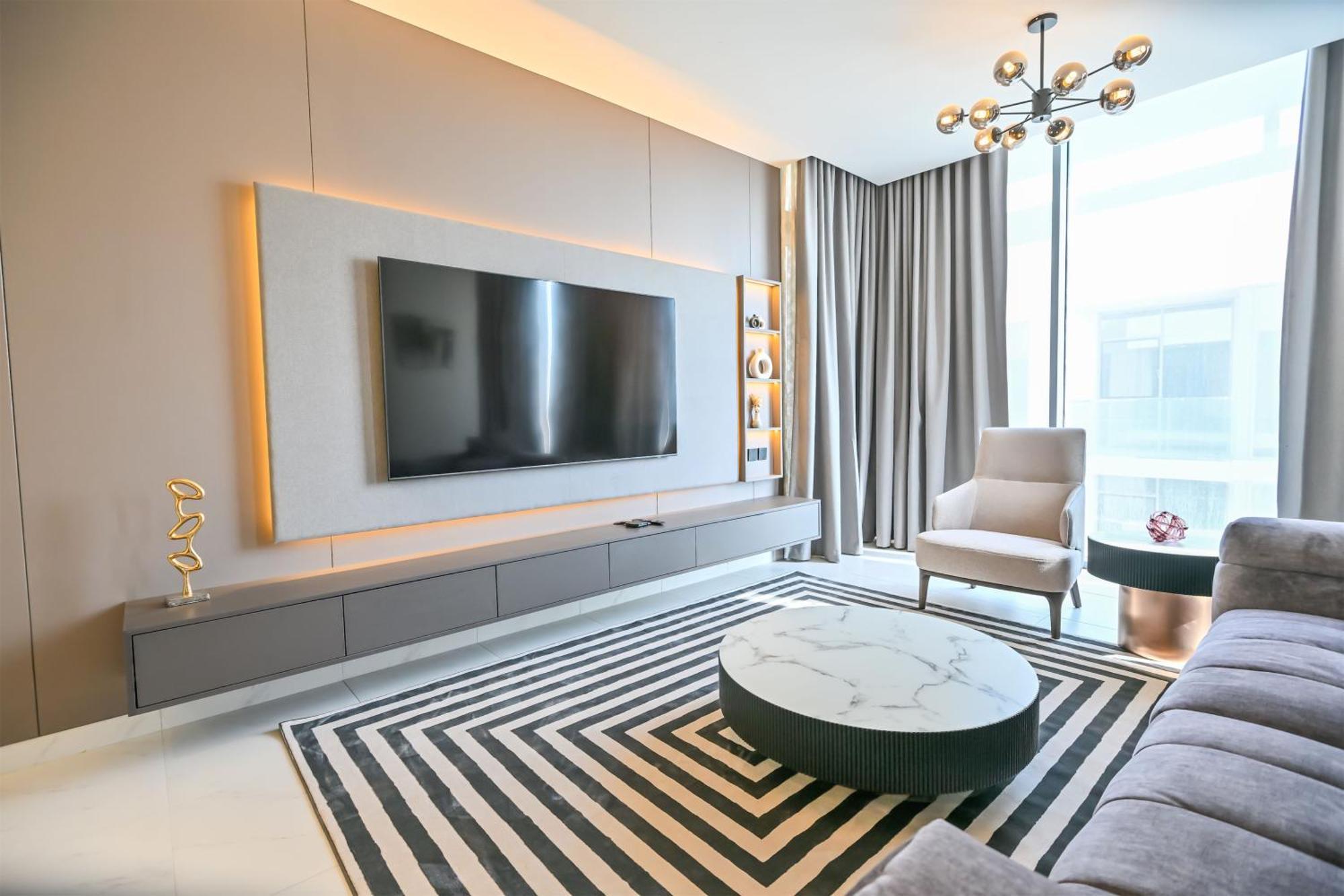 Spacious 1br Burj Khalifa Views In District One Meydan Apartment