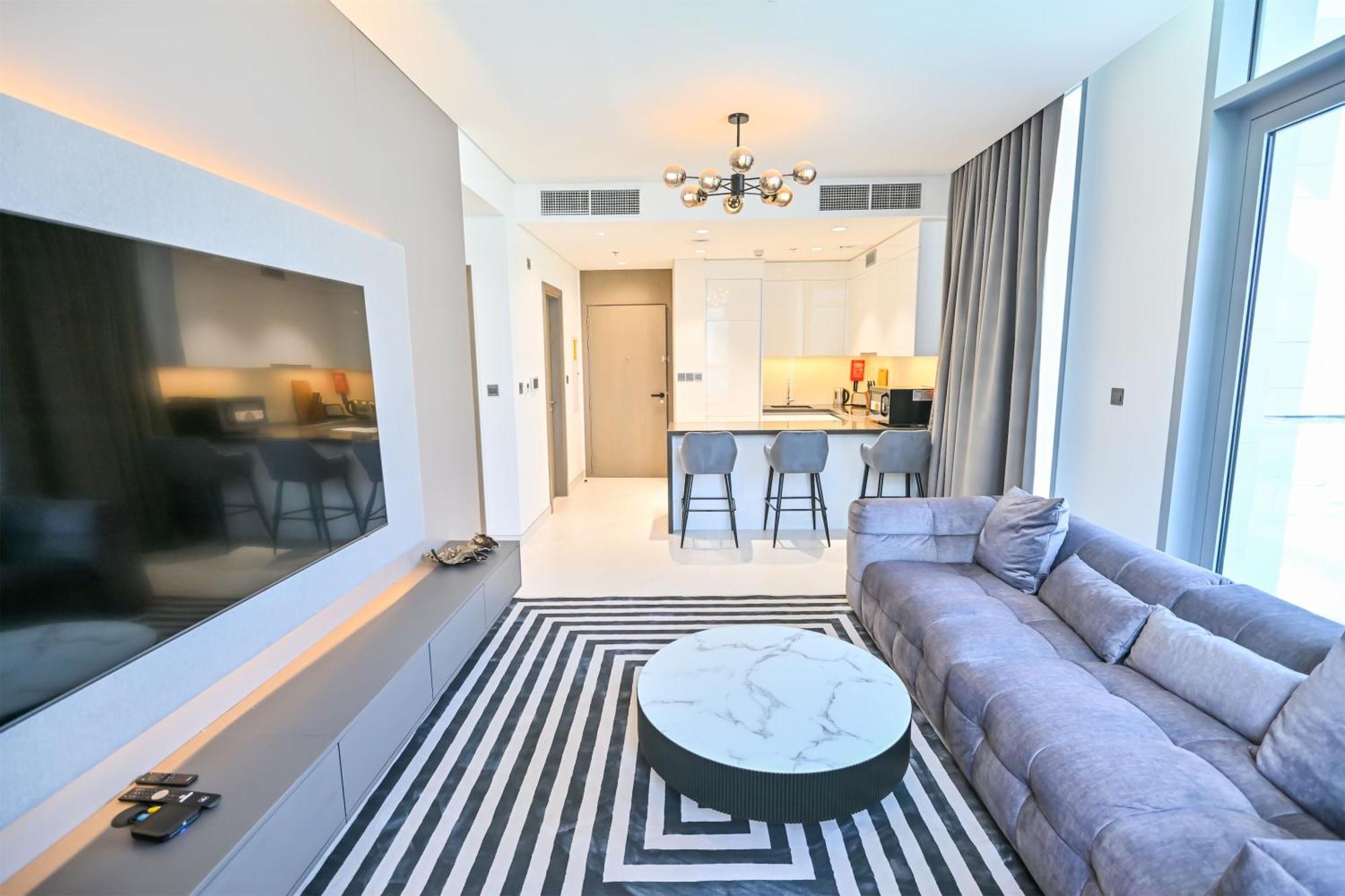 Apartment 1br W Exclusive Lagoon Access In District One Meydan