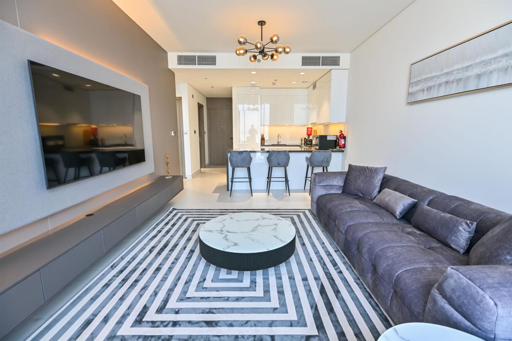 Apartment Spacious 1br With Burj Khalifa View In District One Meydan Dubai