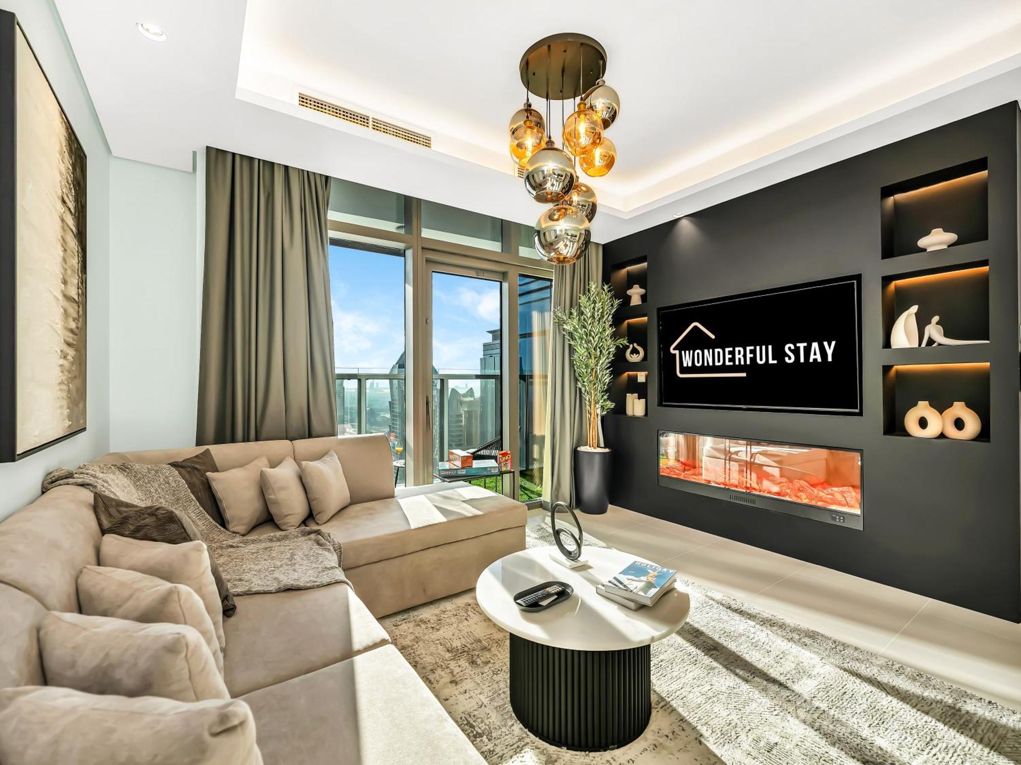 Wonderfulstay At Paramount - Highest Infinity Pool - Burj Khalifa View - Brand New Luxury * Dubai