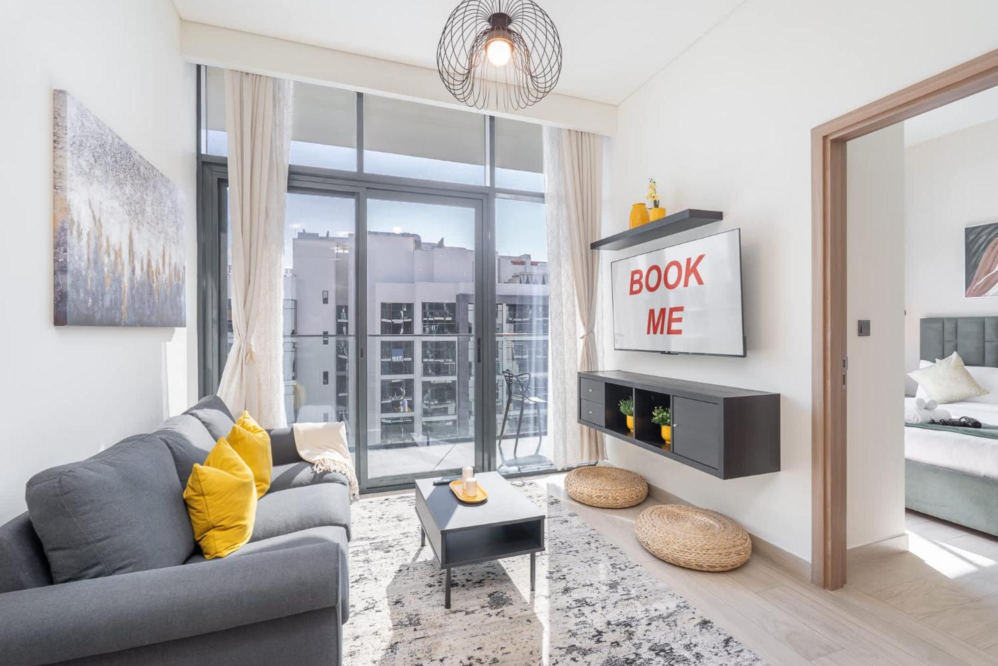 1 Bedroom And A Marvelous Flat In Azizi Riviera 26 Apartment *