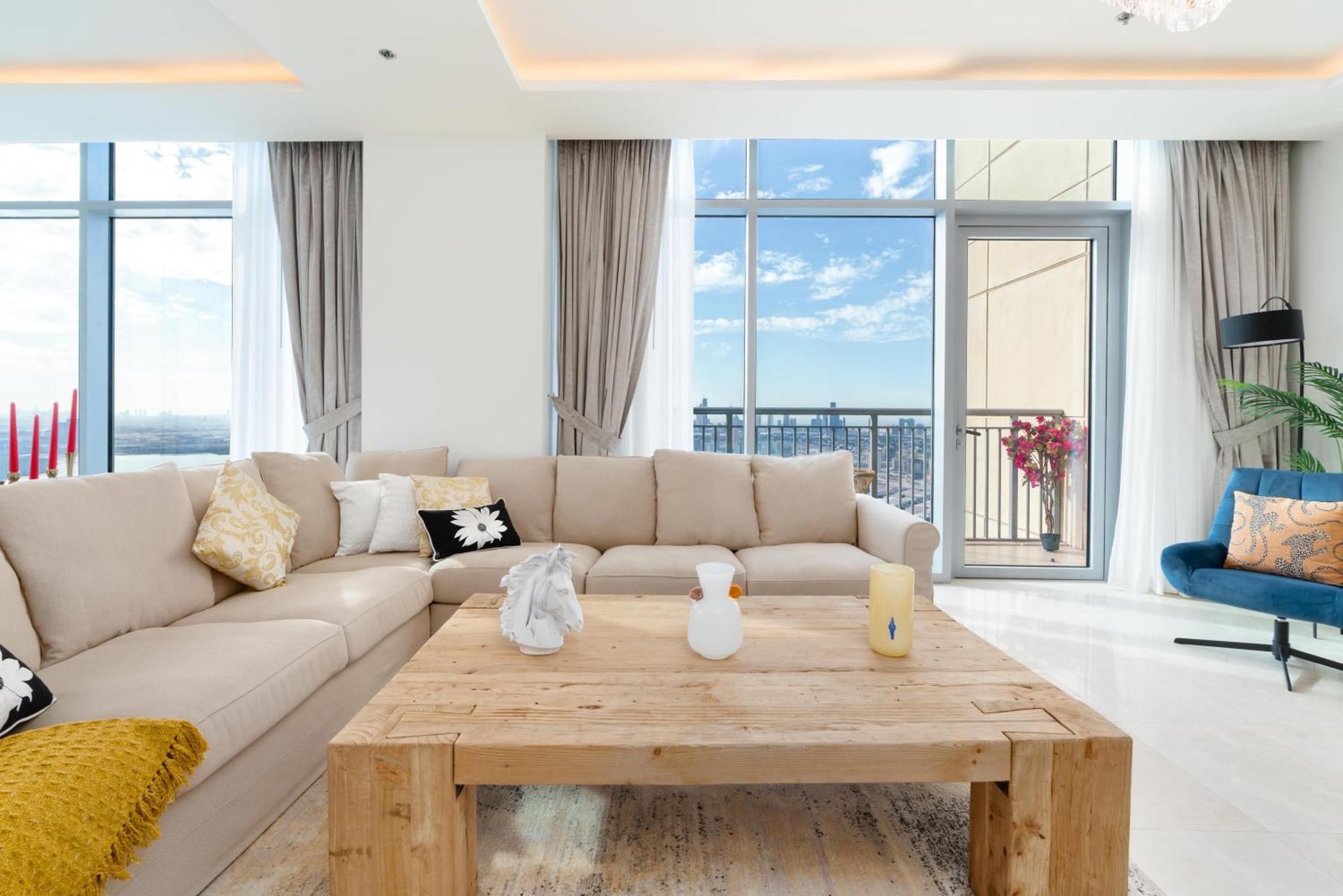 Boulevard - Luxury 3br Penthouse With Burj Khalifa And Creek Views *