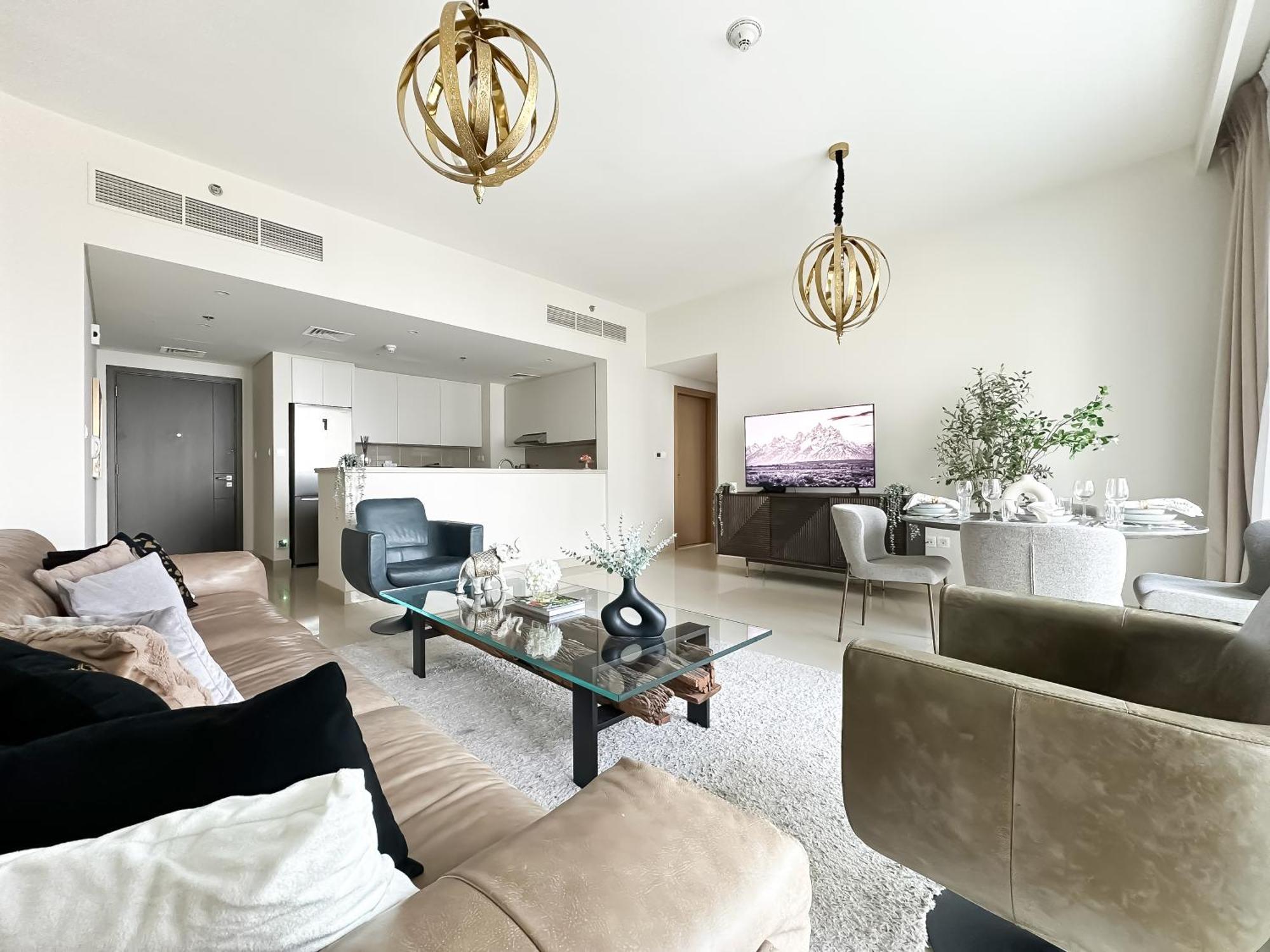 Trophy Lux 2br Creek Harbour With Iconic Burj Khalifa Views Apartment