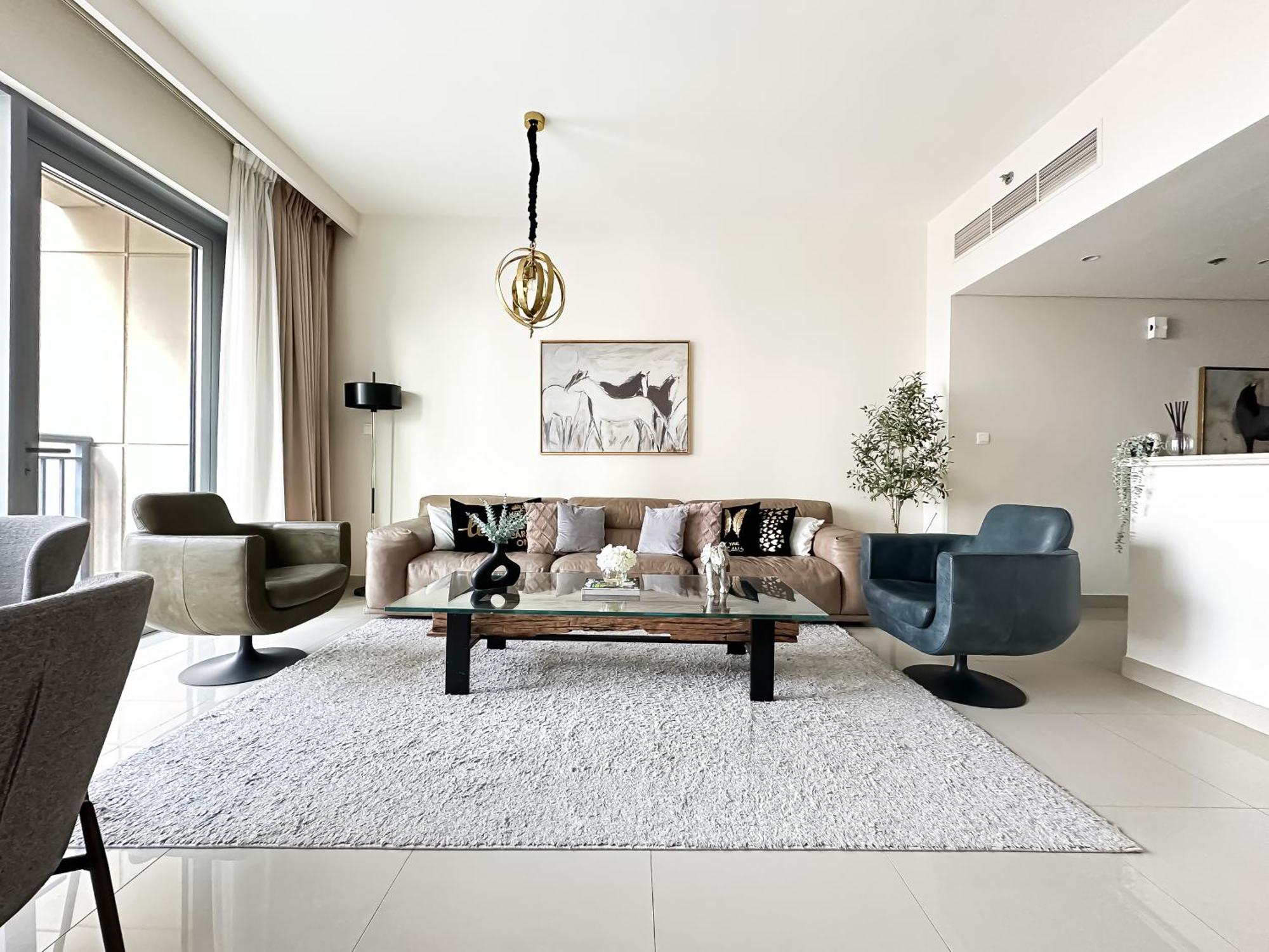 Trophy Lux 2br Creek Harbour With Iconic Burj Khalifa Views Apartment Dubai
