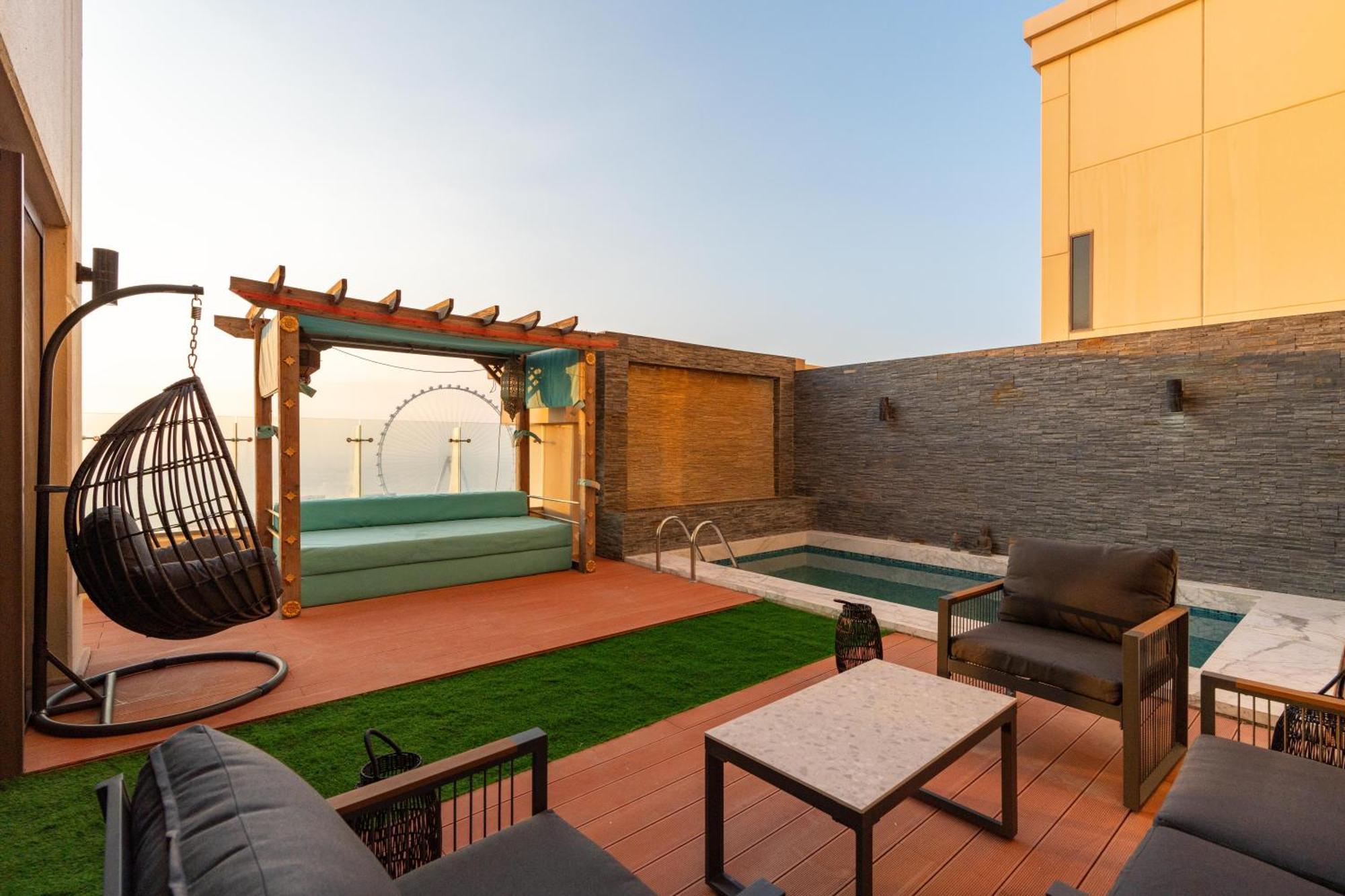 Jbr Penthouse Private Pool Ocean View Apartment Dubai