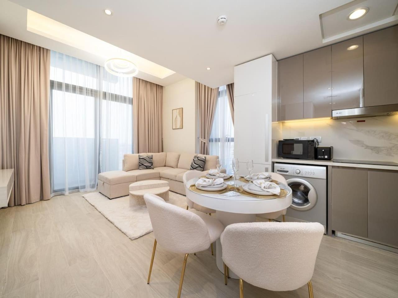 Serene 1-bedroom Retreat In Azizi Riviera With Calming Tones * Dubai