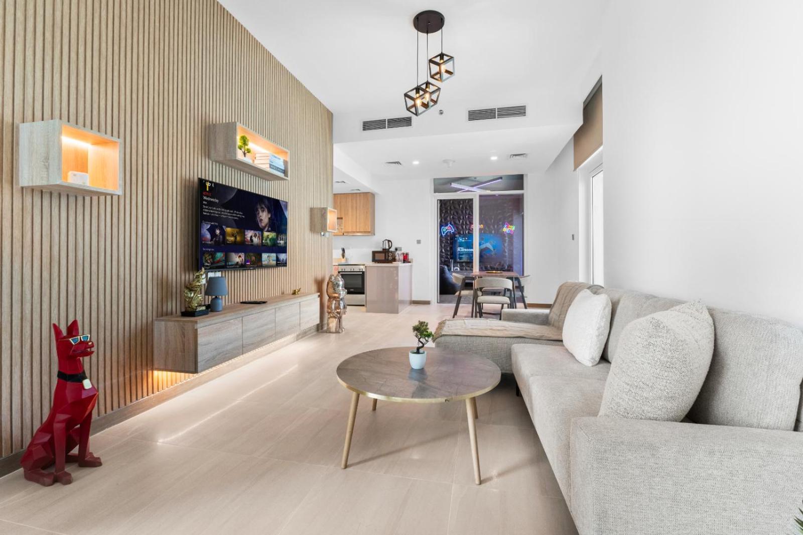 Apartment Exceptional 1br 5 Mins Burj Khalifa With Gaming