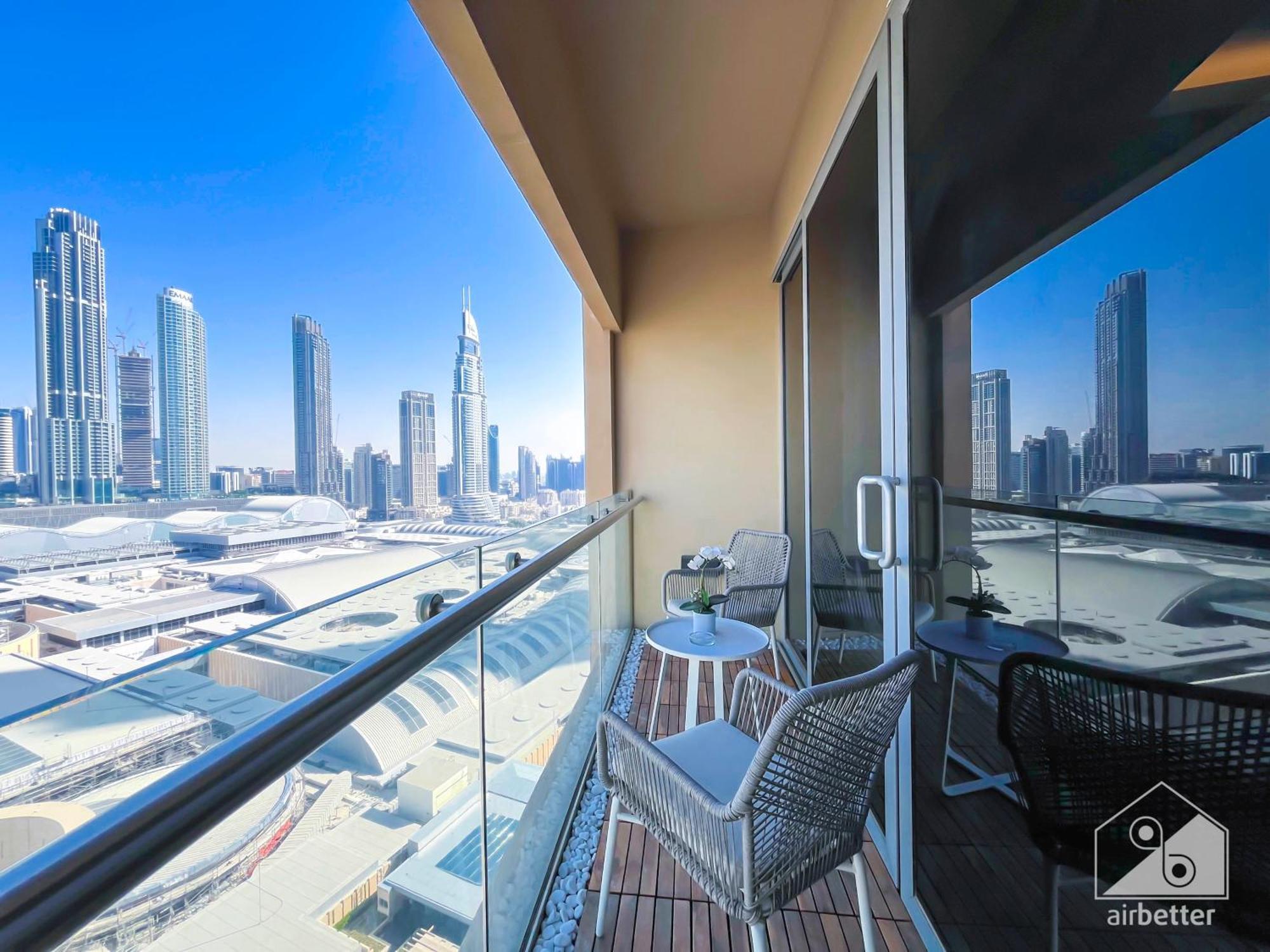 Mall Luxury 1bedroom Balcony & View Apartment *