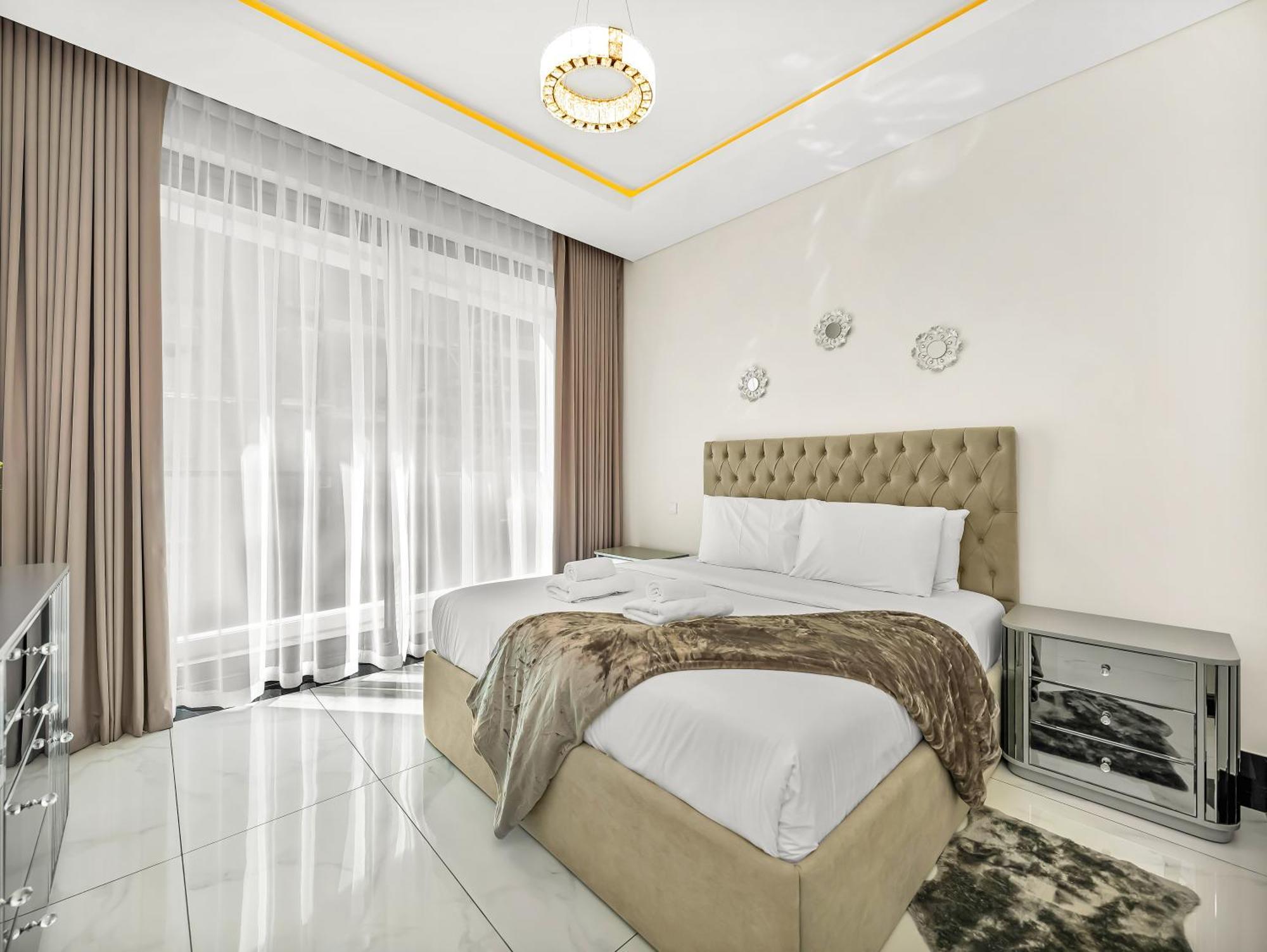 Luxury Marasi Drive, 1bdr With Private Jacuzzi Apartment Dubai