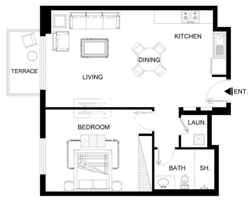 Lux The La Infinity View- Luxury Boho 2 Apartment *