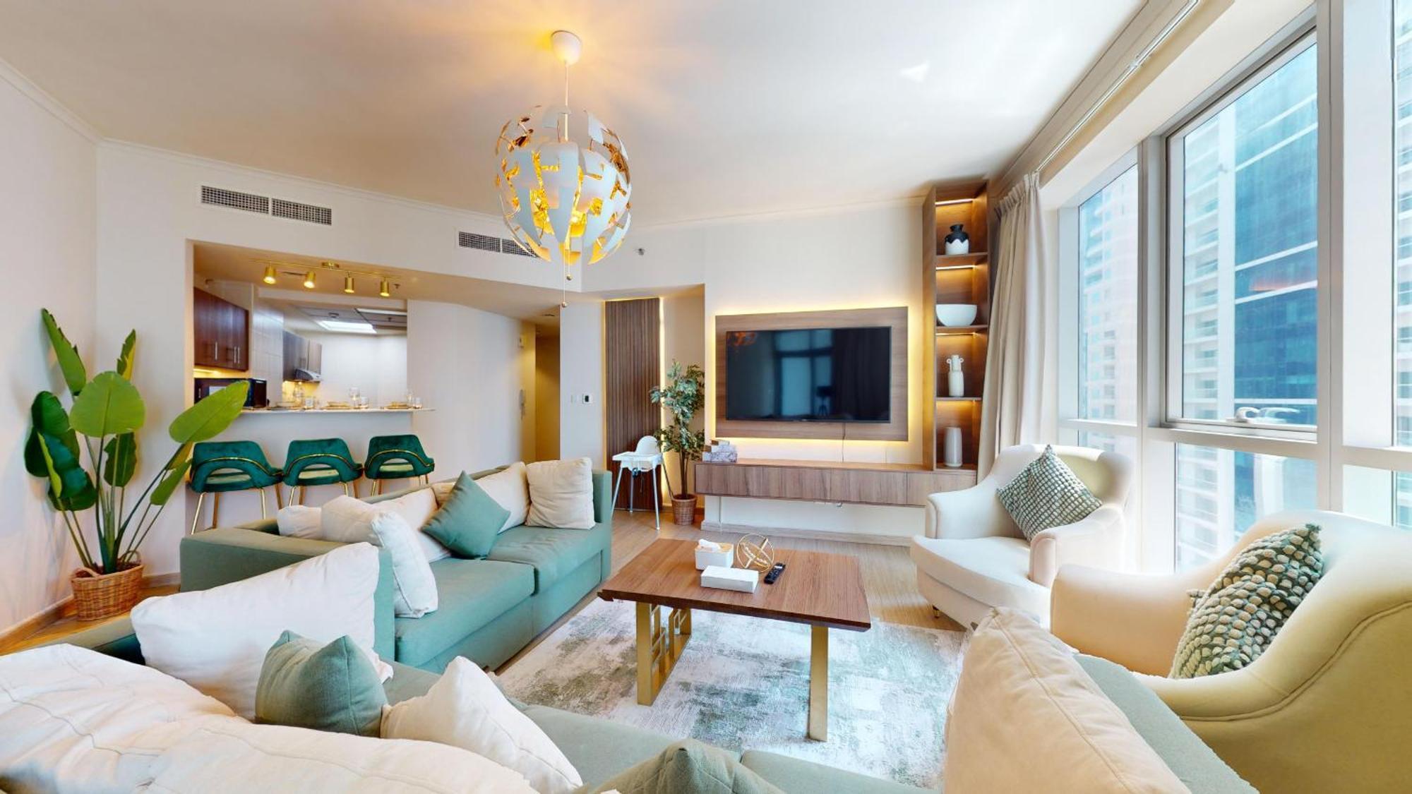 With 1 Bedroom In Marina Torch - Al Marsa St - Apartment *