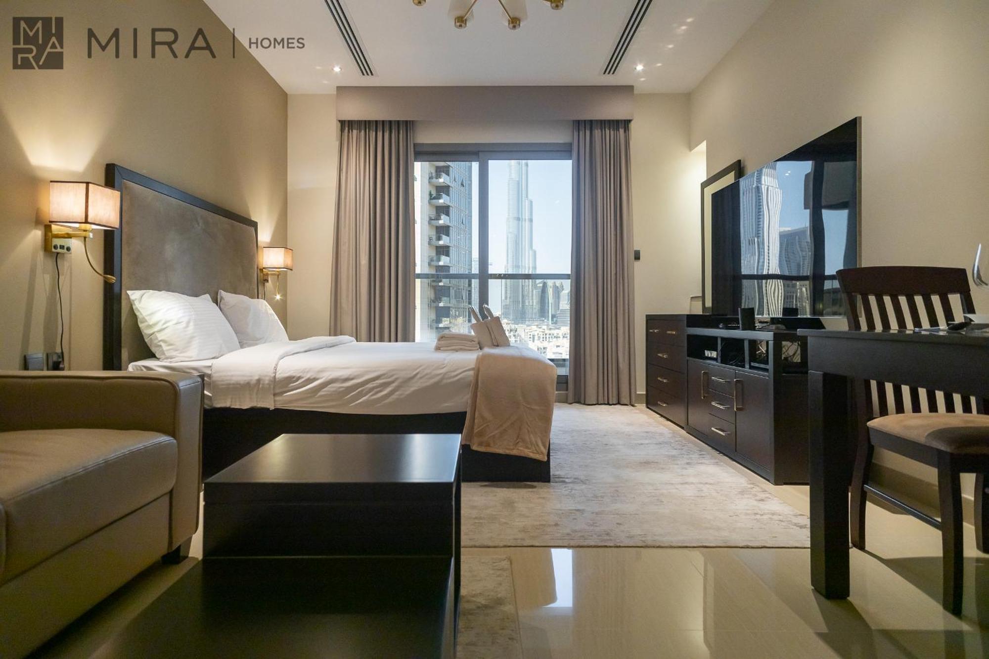 Mira Homes - Cosy With Burj Khalifa View In Downtown *