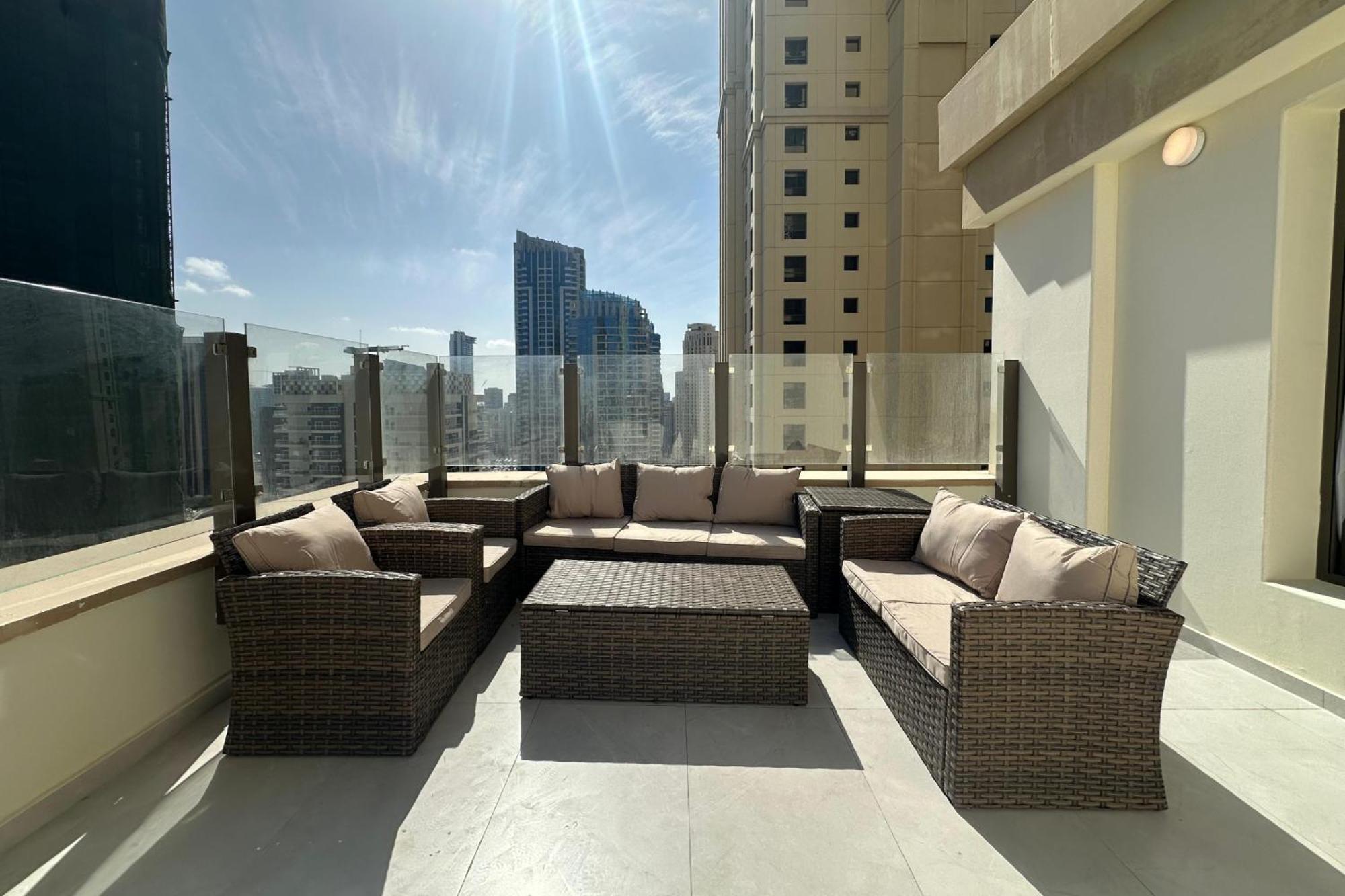 2br With Private Terrace, Panoramic Marina View *