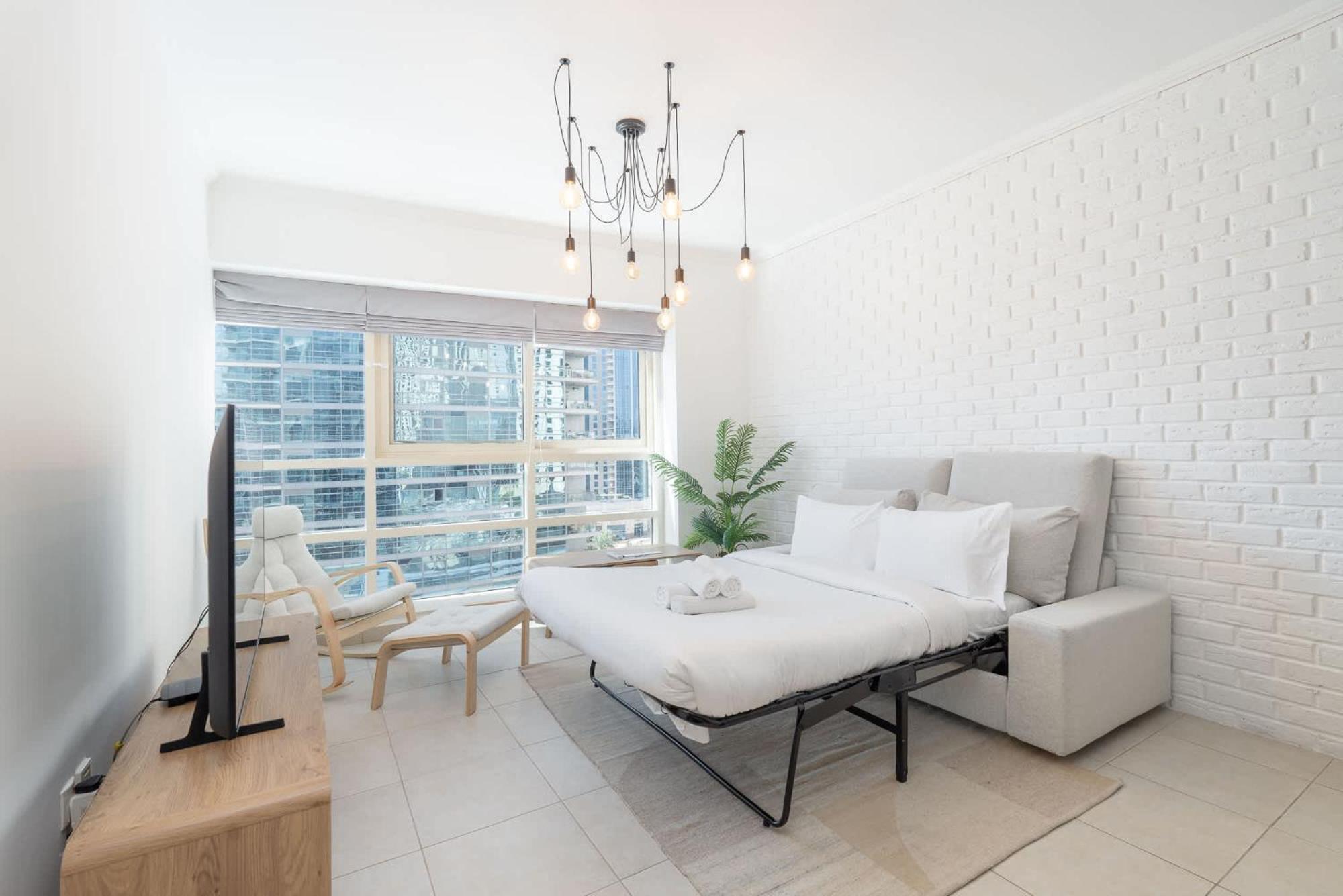 Apartment Elegant 1-bedroom For 4 In Marina *
