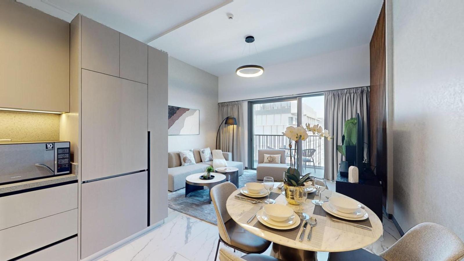 Mag Eye 890 - Airy One Bedroom In Meydan Apartment