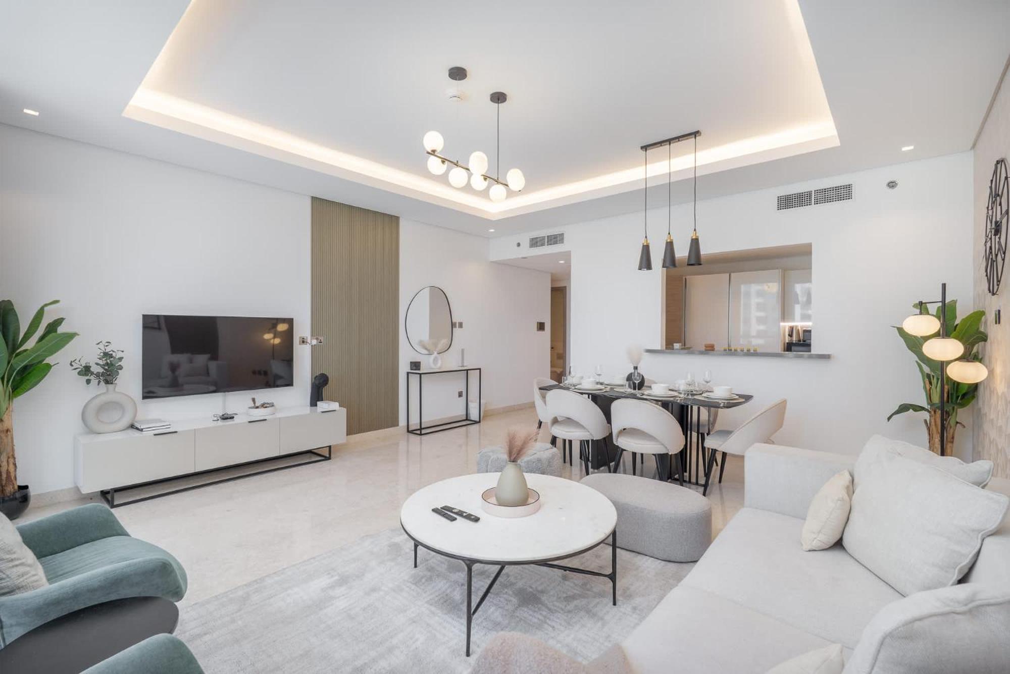 Apartment 3 Bedroom In Sterling West With Full Burj Khalifa Views