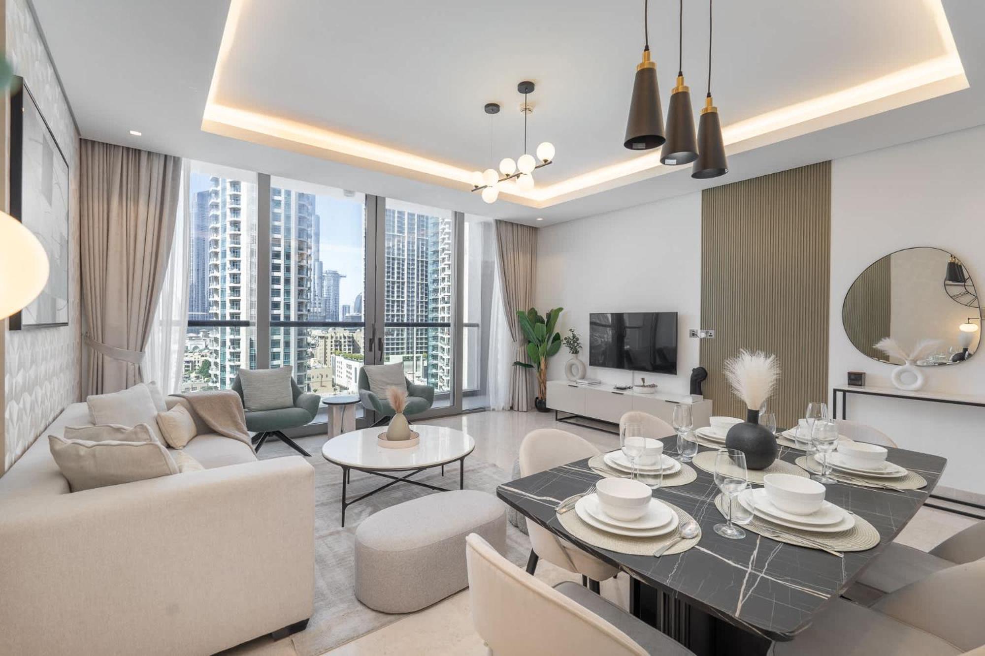 3 Bedroom In Sterling West With Full Burj Khalifa Views Dubai