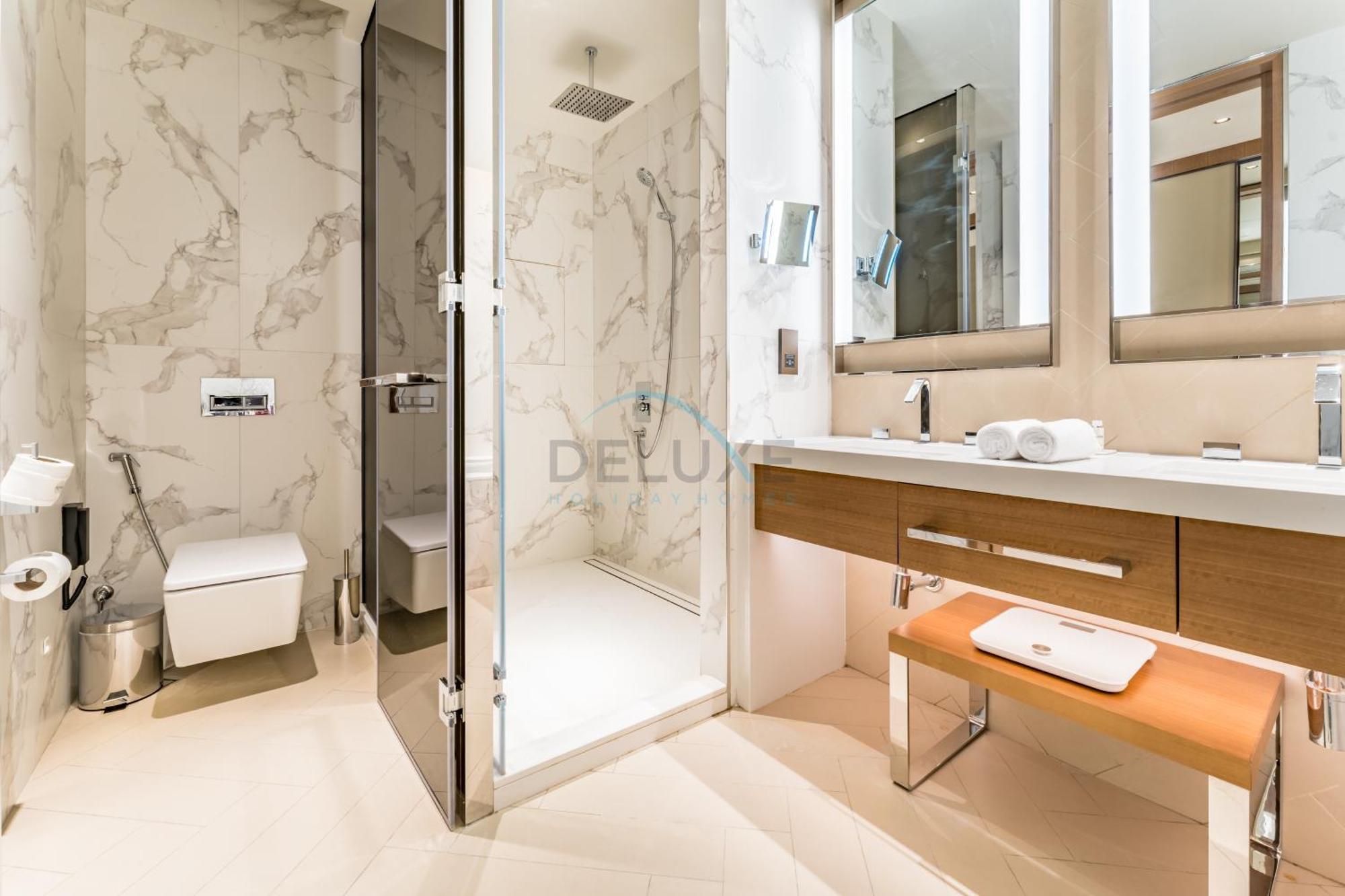 Overlooking Burj Khalifa And Fountain Views From Living To Bedrooms, The Address Residences Opera Tower 2, Downtown By Deluxe Homes Apartment *
