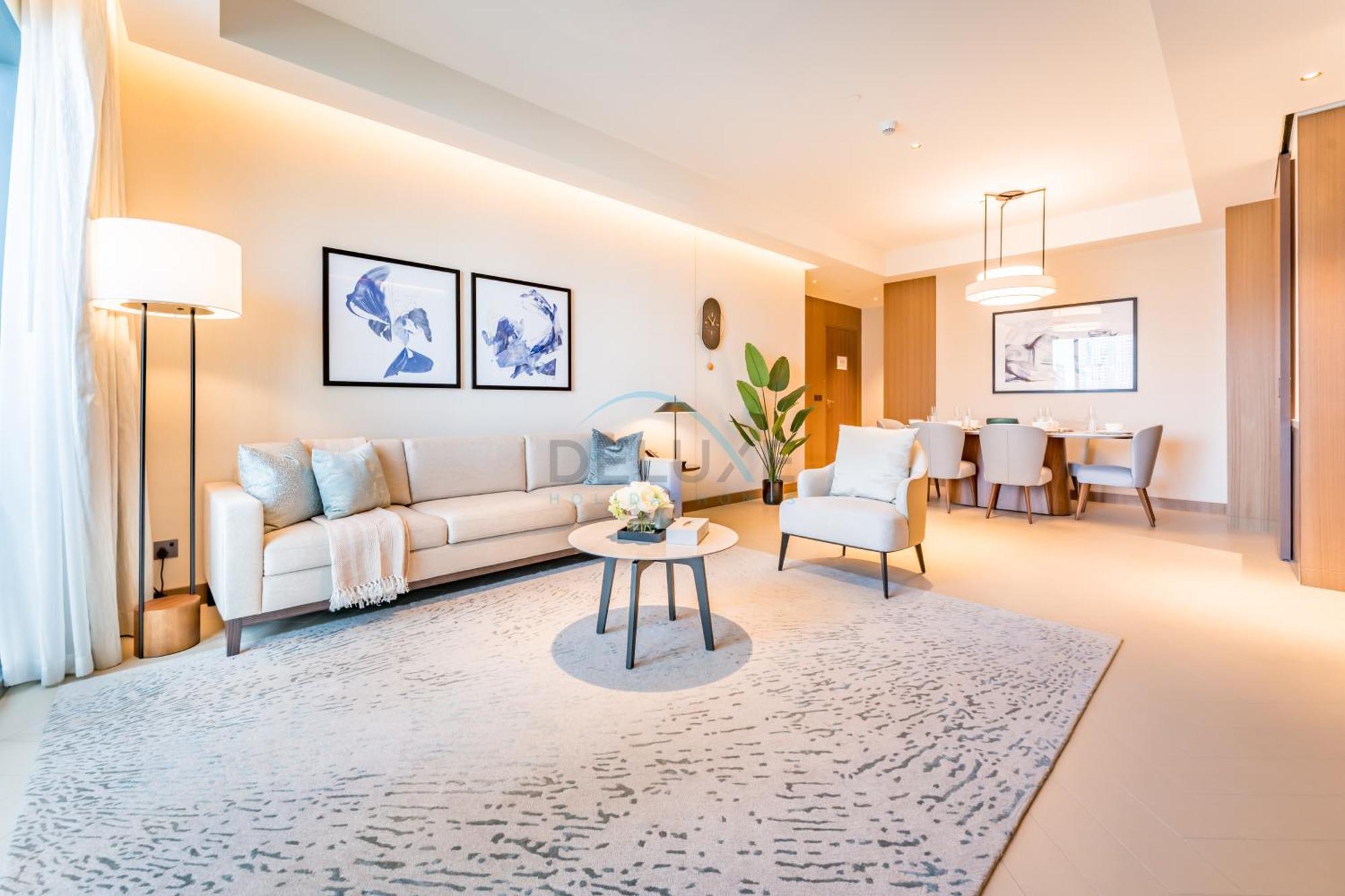 Overlooking Burj Khalifa And Fountain Views From Living To Bedrooms, The Address Residences Opera Tower 2, Downtown By Deluxe Homes