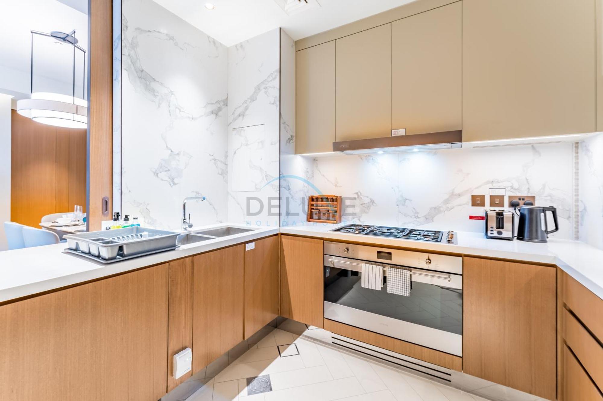 Overlooking Burj Khalifa And Fountain Views From Living To Bedrooms, The Address Residences Opera Tower 2, Downtown By Deluxe Homes Apartment