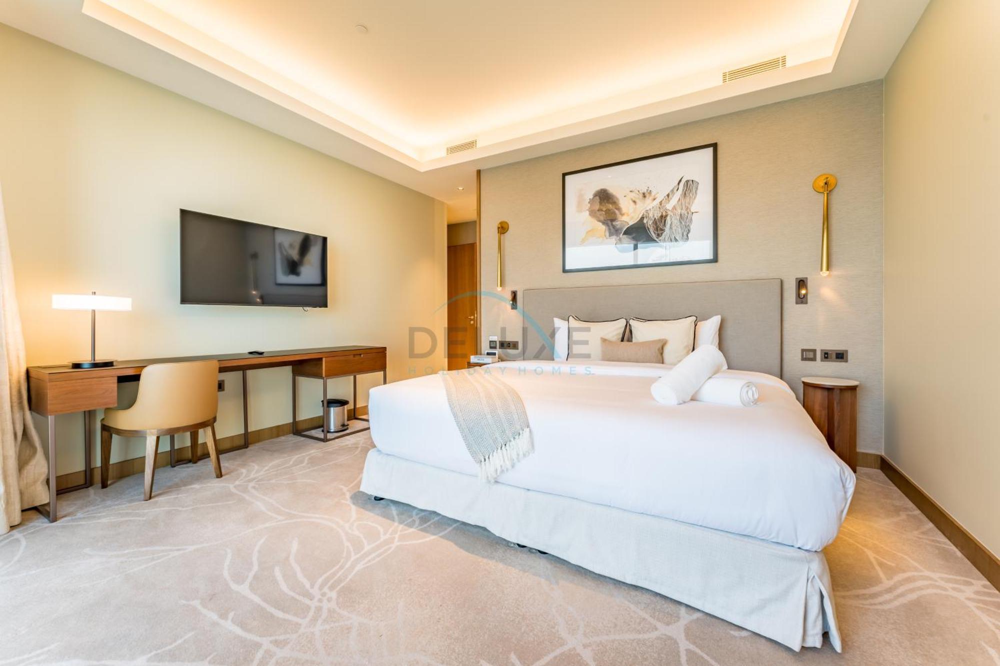 Overlooking Burj Khalifa And Fountain Views From Living To Bedrooms, The Address Residences Opera Tower 2, Downtown By Deluxe Homes Apartment *