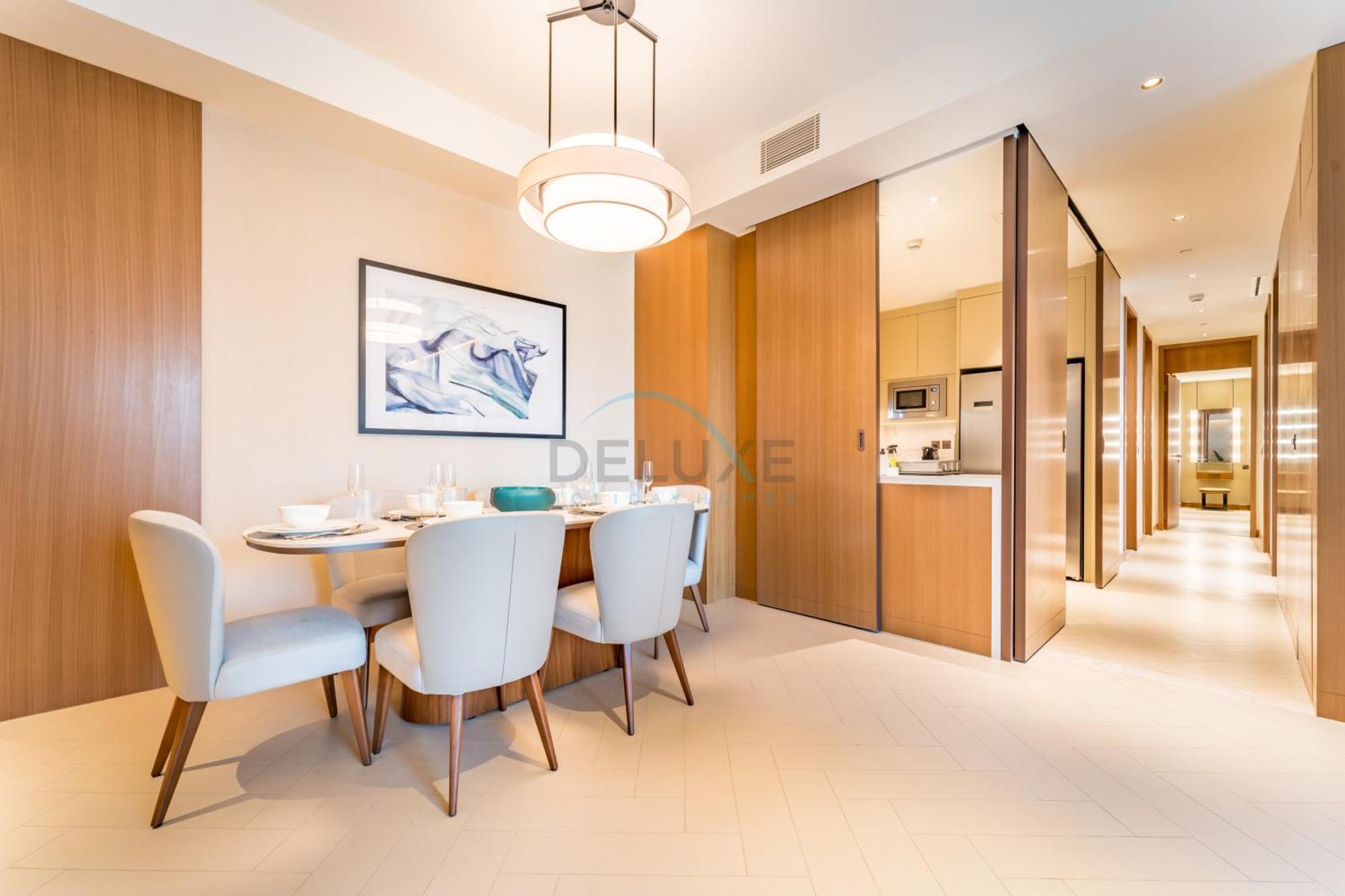 Overlooking Burj Khalifa And Fountain Views From Living To Bedrooms, The Address Residences Opera Tower 2, Downtown By Deluxe Homes * Dubai