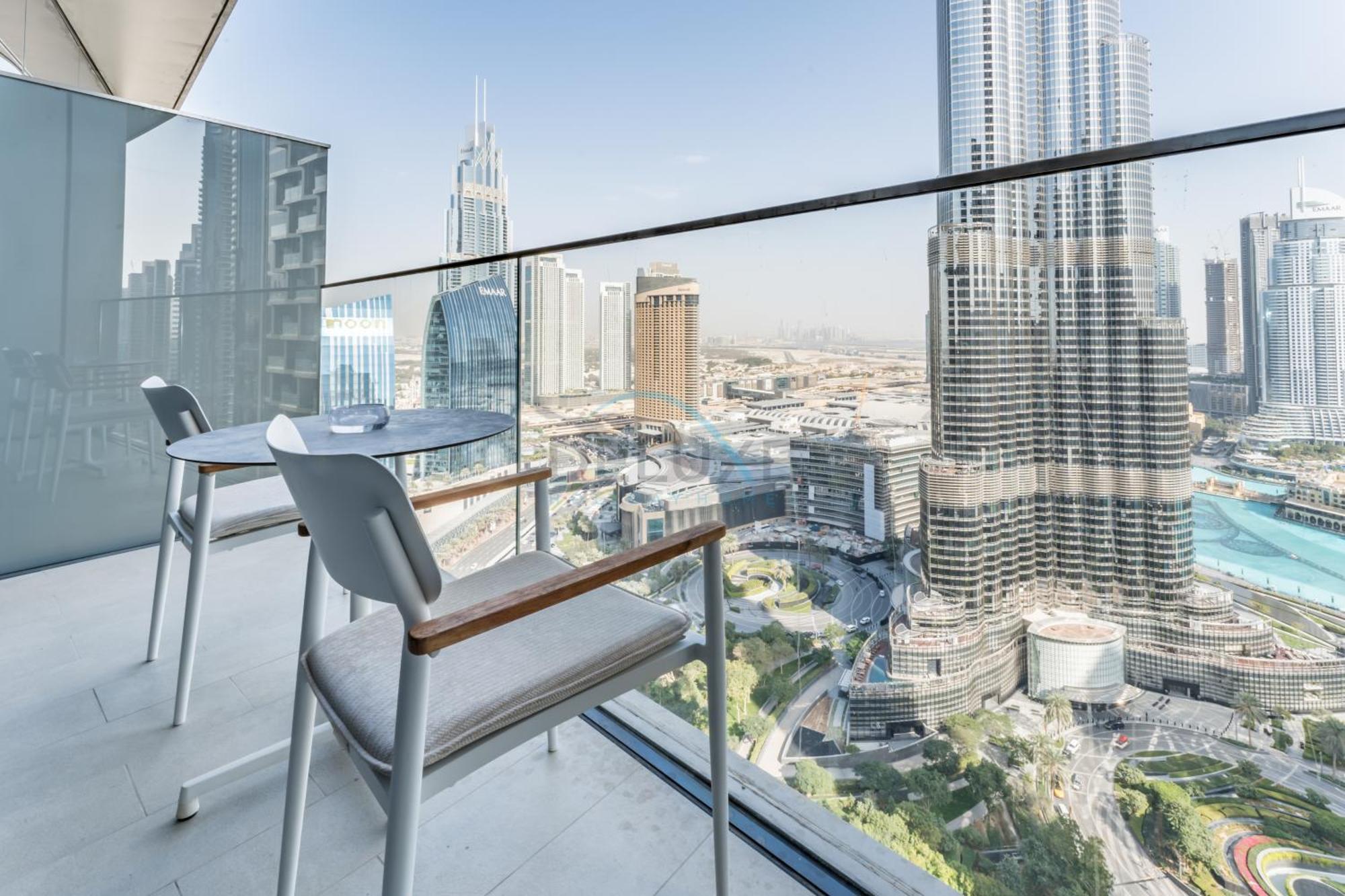 Overlooking Burj Khalifa And Fountain Views From Living To Bedrooms, The Address Residences Opera Tower 2, Downtown By Deluxe Homes Apartment *