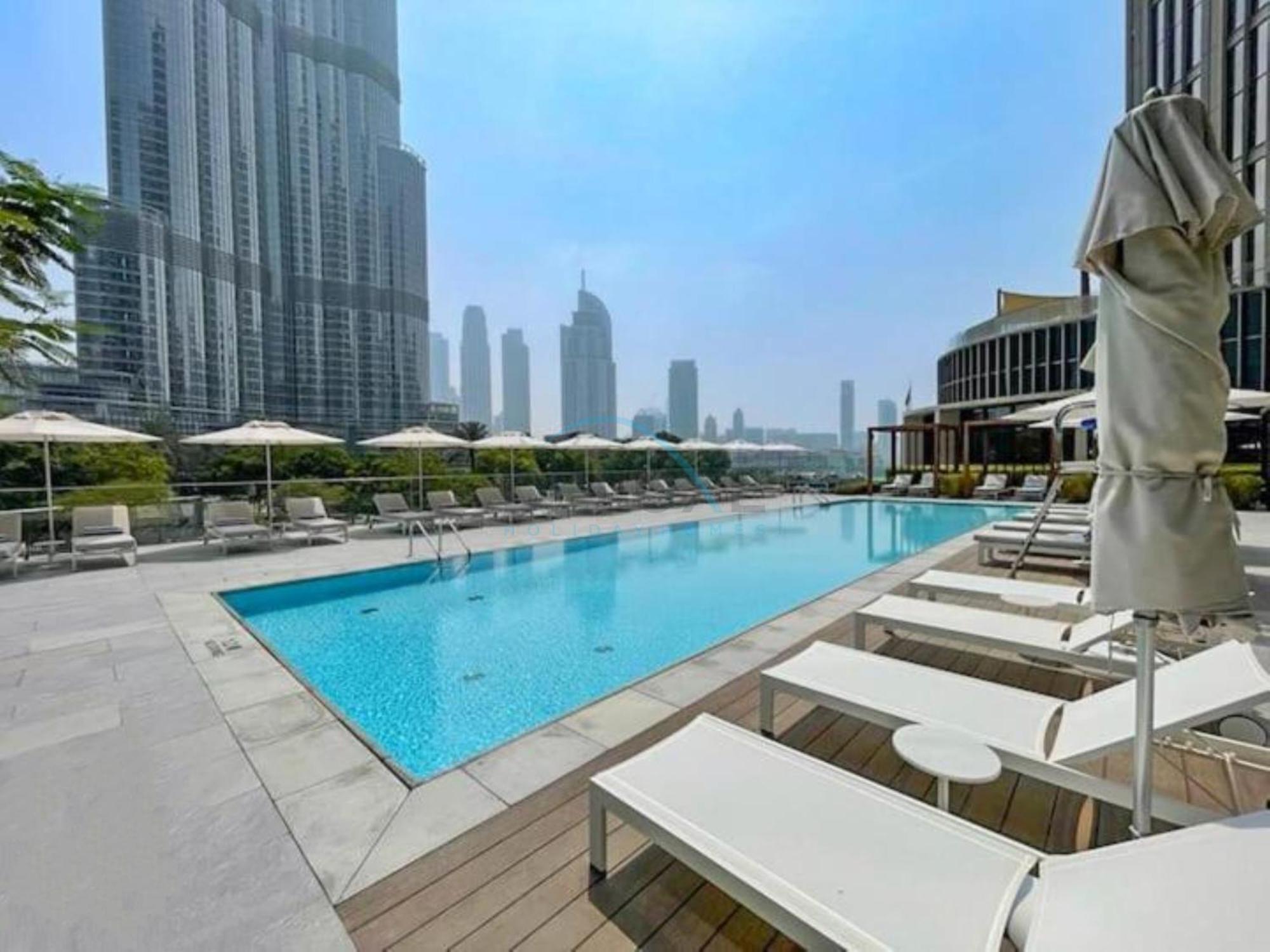 Overlooking Burj Khalifa And Fountain Views From Living To Bedrooms, The Address Residences Opera Tower 2, Downtown By Deluxe Homes Apartment Dubai