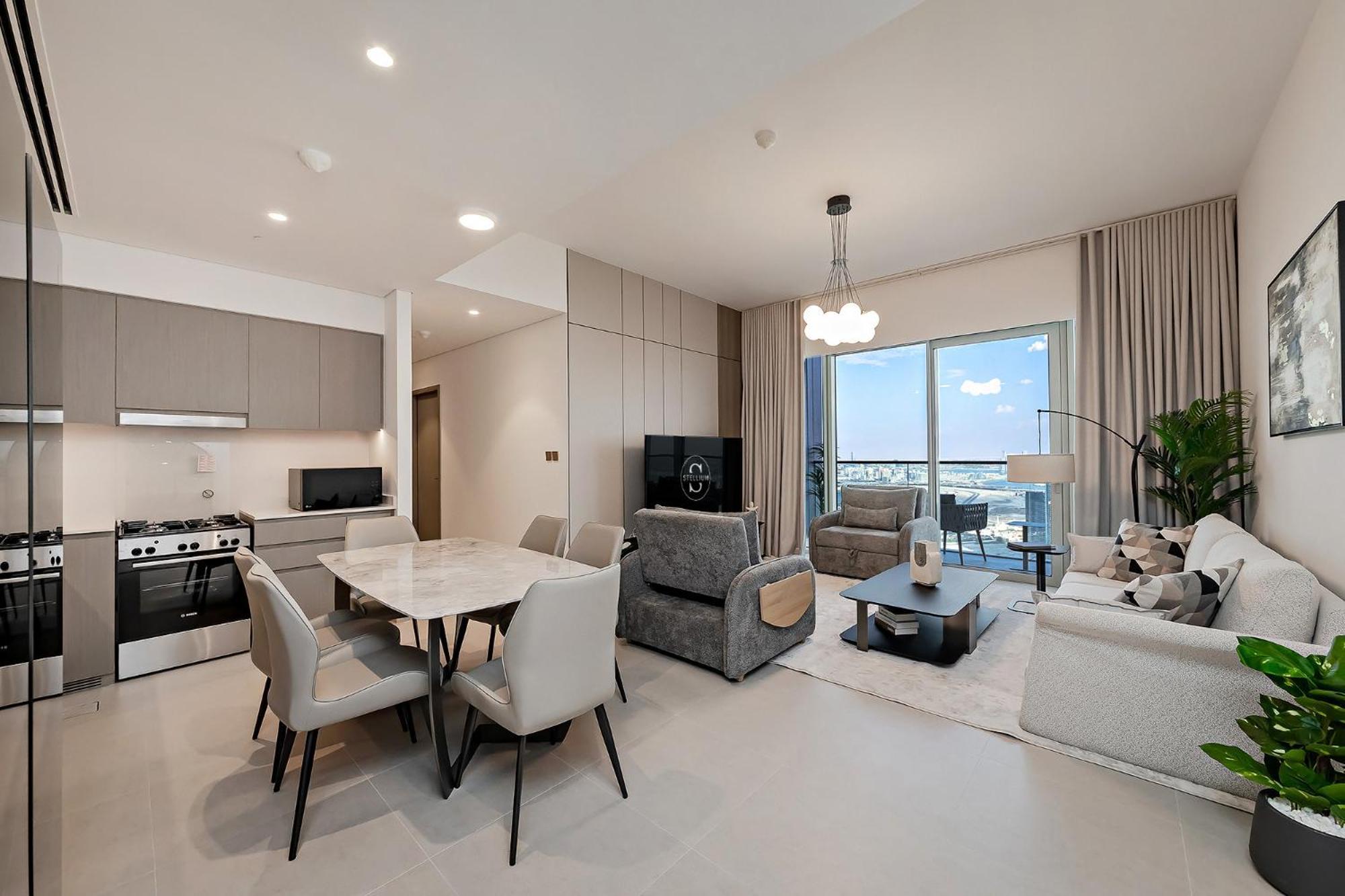 Apartment 65th Floor Burj & Fountain Views Penthouse - Sleeps 9 - Grande Signature Residences *
