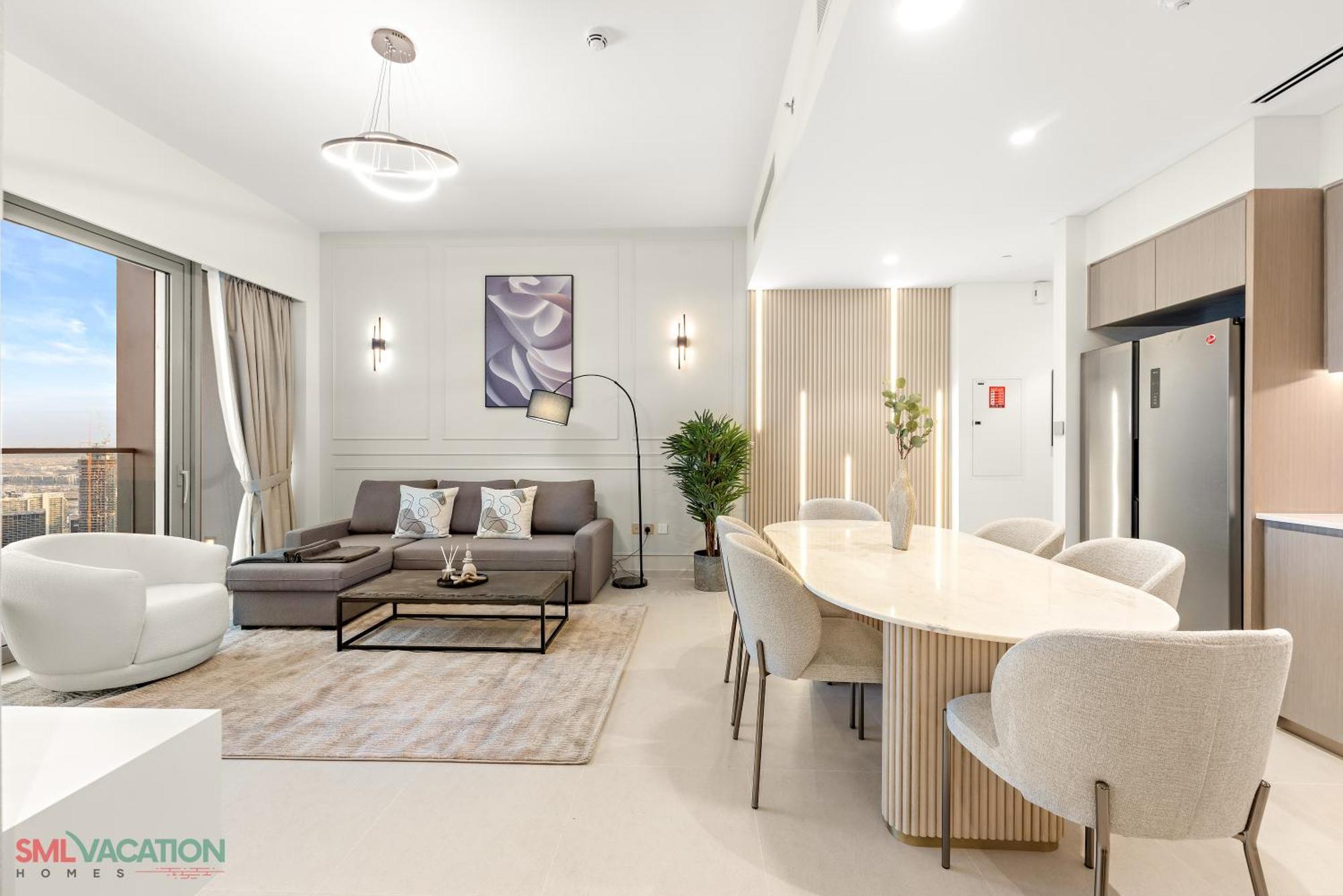Sml - Sky High With Burj Khalifa And Fountain Views At Grande Signature, Downtown Apartment *