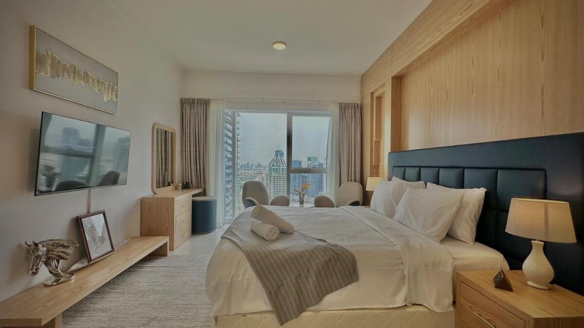 Apartment Exclusive 2br Escape With Marina Views In Damac Heights By Bhavan Dubai