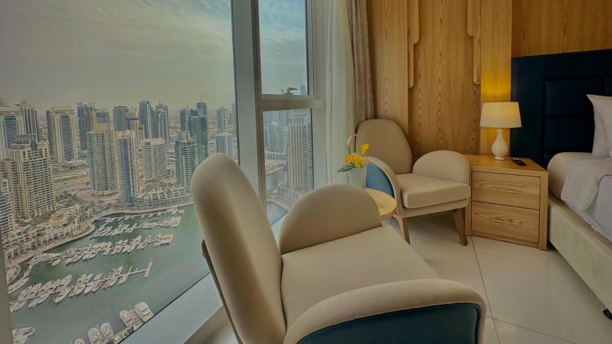 Apartment Exclusive 2br Escape With Marina Views In Damac Heights By Bhavan