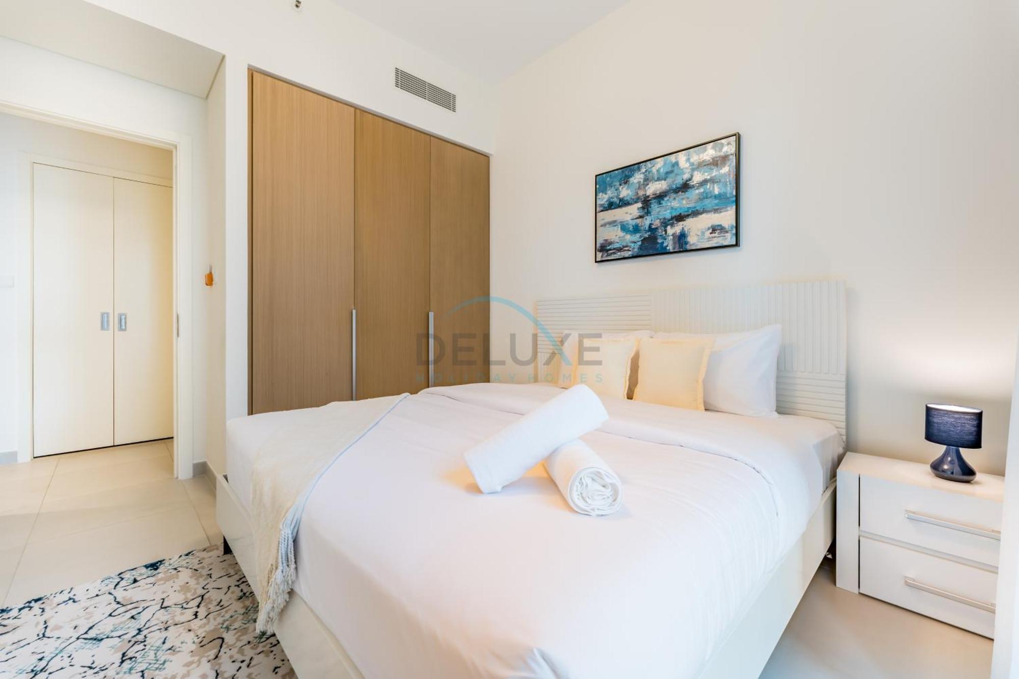Apartment Community View 2br With Balcony, Surf At Creek Building 2, Creek Harbour By Deluxe Homes Dubai