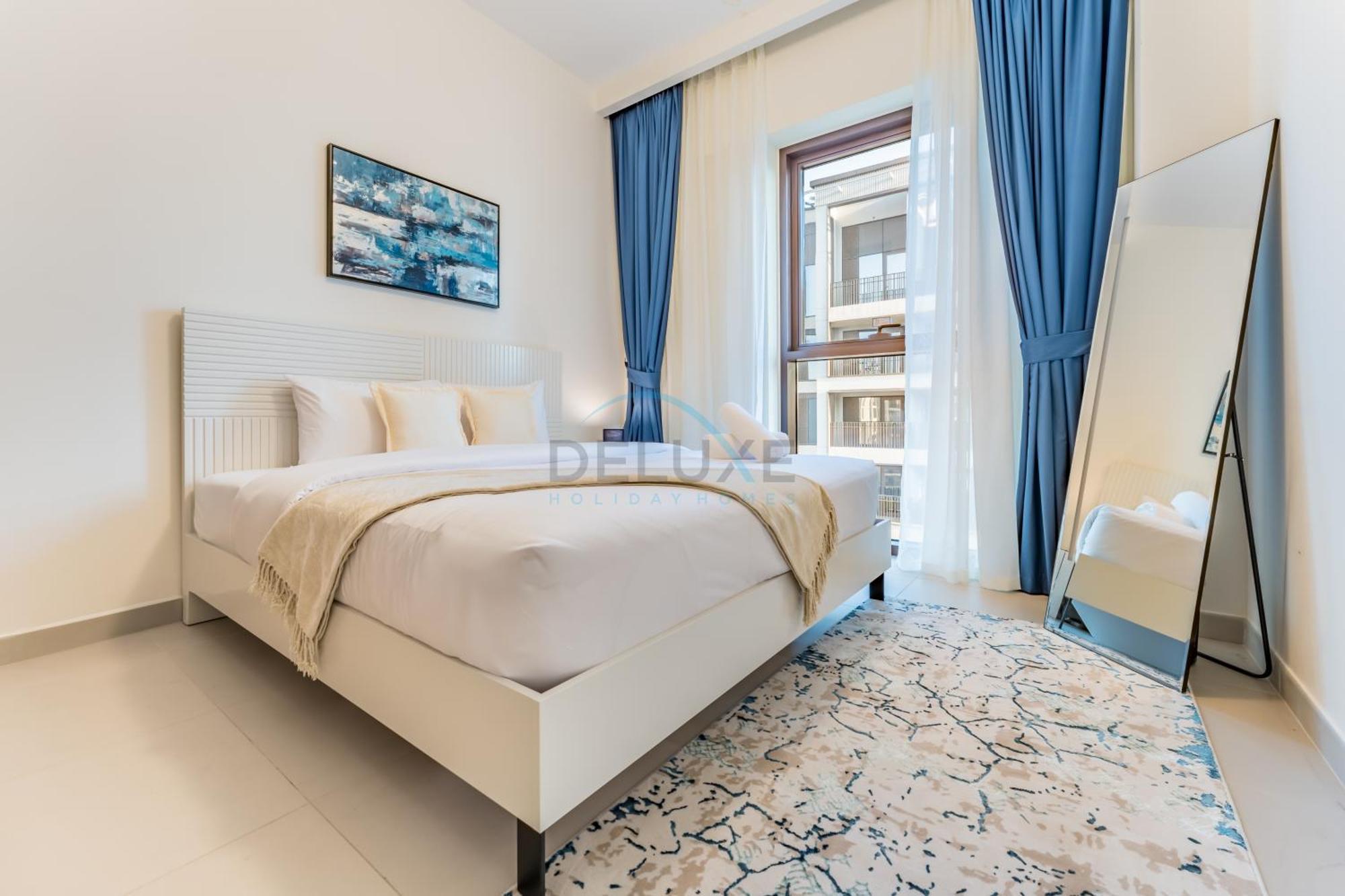 Apartment Community View 2br With Balcony, Surf At Creek Building 2, Creek Harbour By Deluxe Homes Dubai